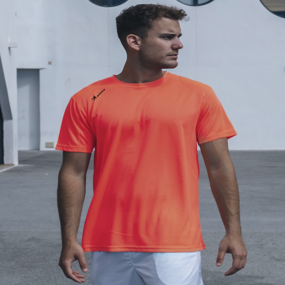 Imagen 2 de Pack 2 camisetas deportivas de hombre RIO Asioka - Naranja fuerte Naranja fuerte