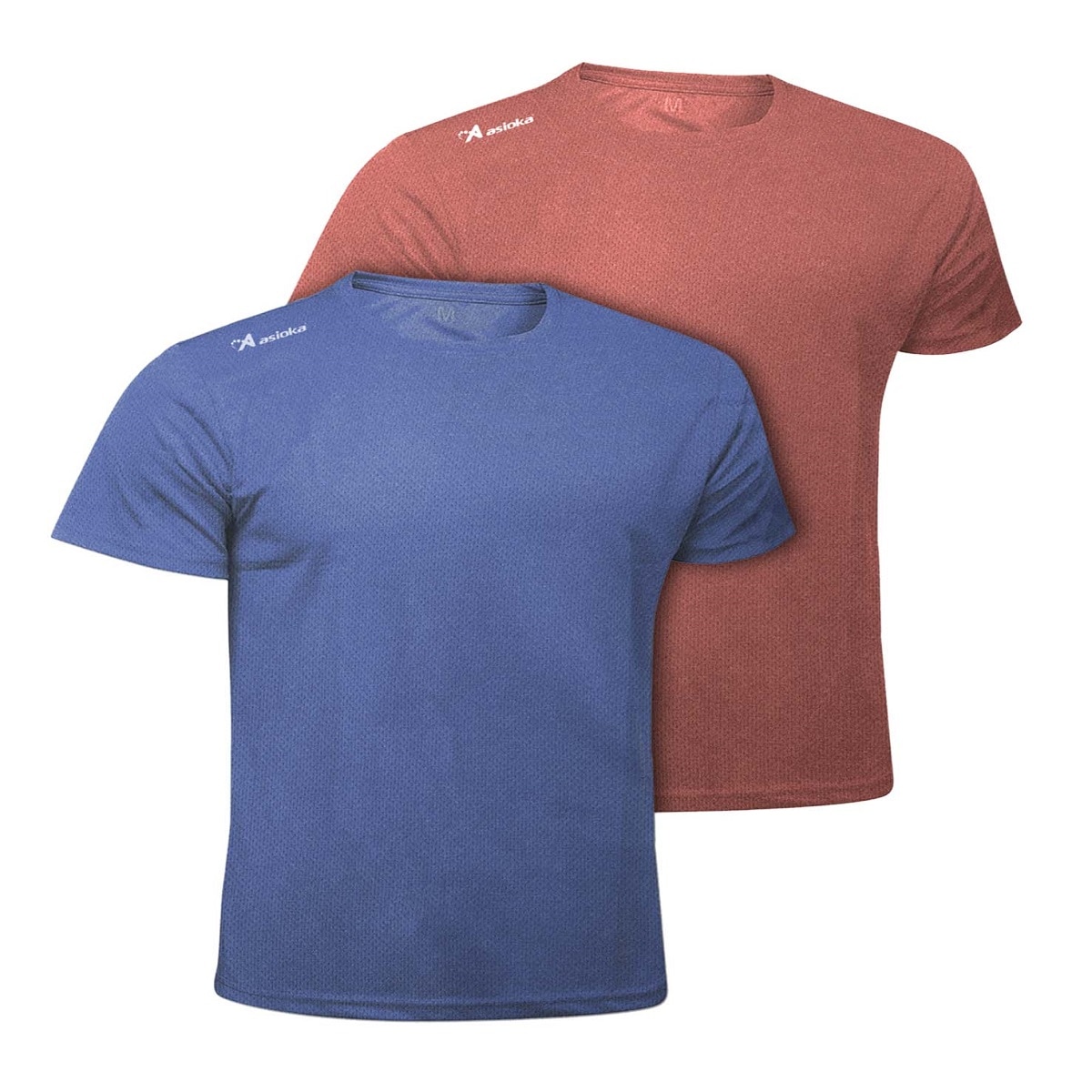 Imagen 0 de Pack 2 camisetas de running de hombre RIO JASPE Asioka Azul