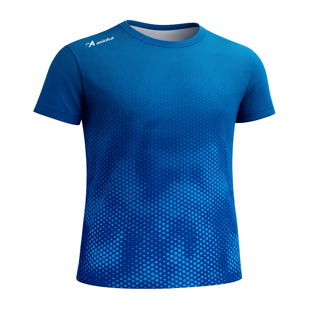 Asioka Camiseta de Running de hombre CASTELLÓN Azul Cobalto