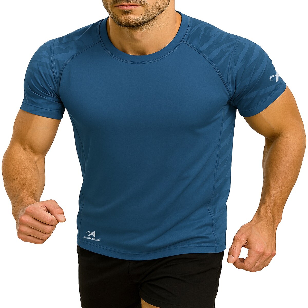 Imagen 3 de Camiseta de Running de hombre VALENCIA Asioka - Azul royal Azul royal