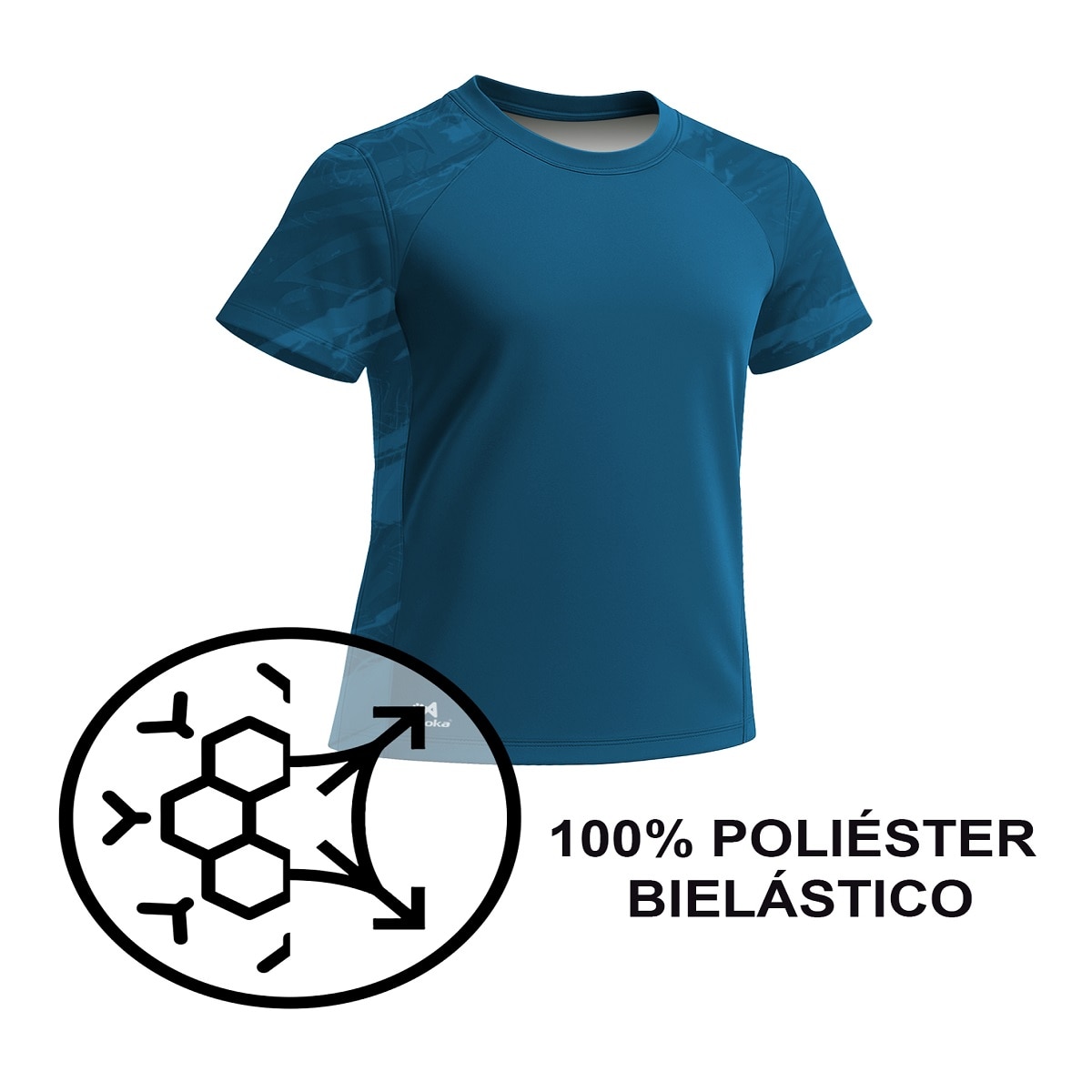 Imagen 5 de Camiseta de Running de hombre VALENCIA Asioka - Azul royal Azul royal