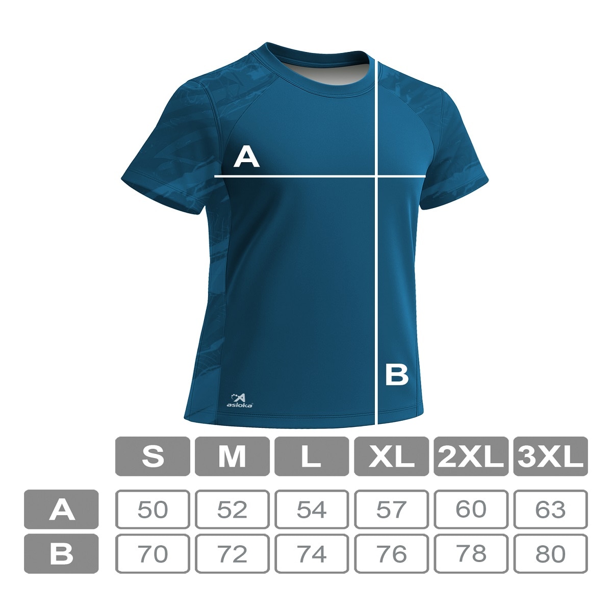 Imagen 7 de Camiseta de Running de hombre VALENCIA Asioka - Azul royal Azul royal
