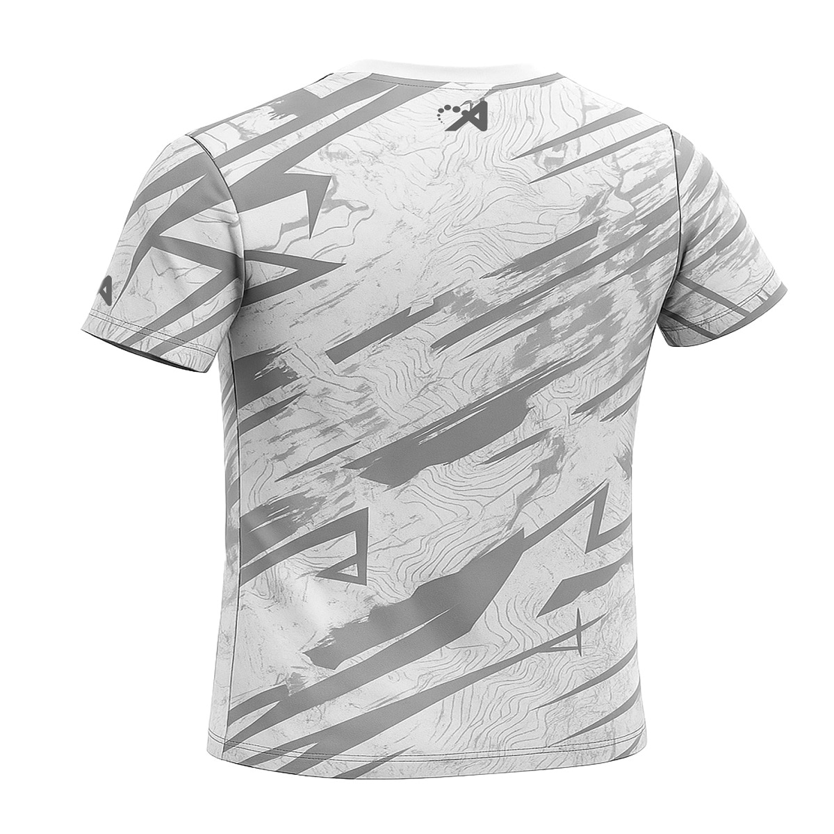 Imagen 2 de Camiseta de Running de hombre VALENCIA Asioka - Blanco / Gris Blanco / Gris