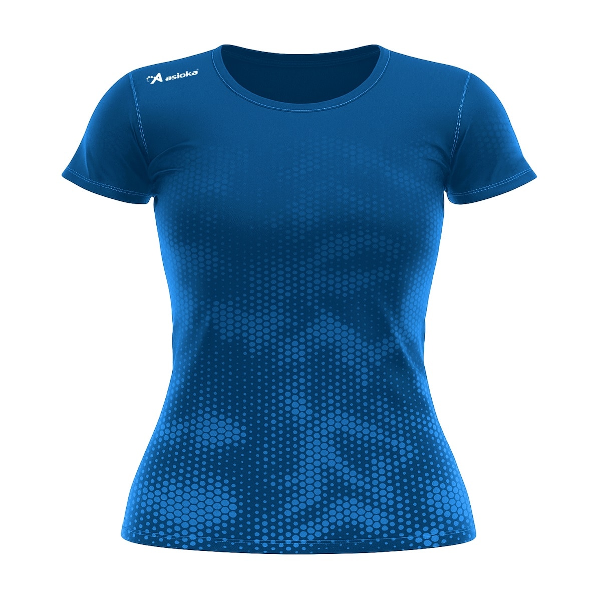 Asioka Camiseta de Running de mujer CASTELLÓN Negro / Gris