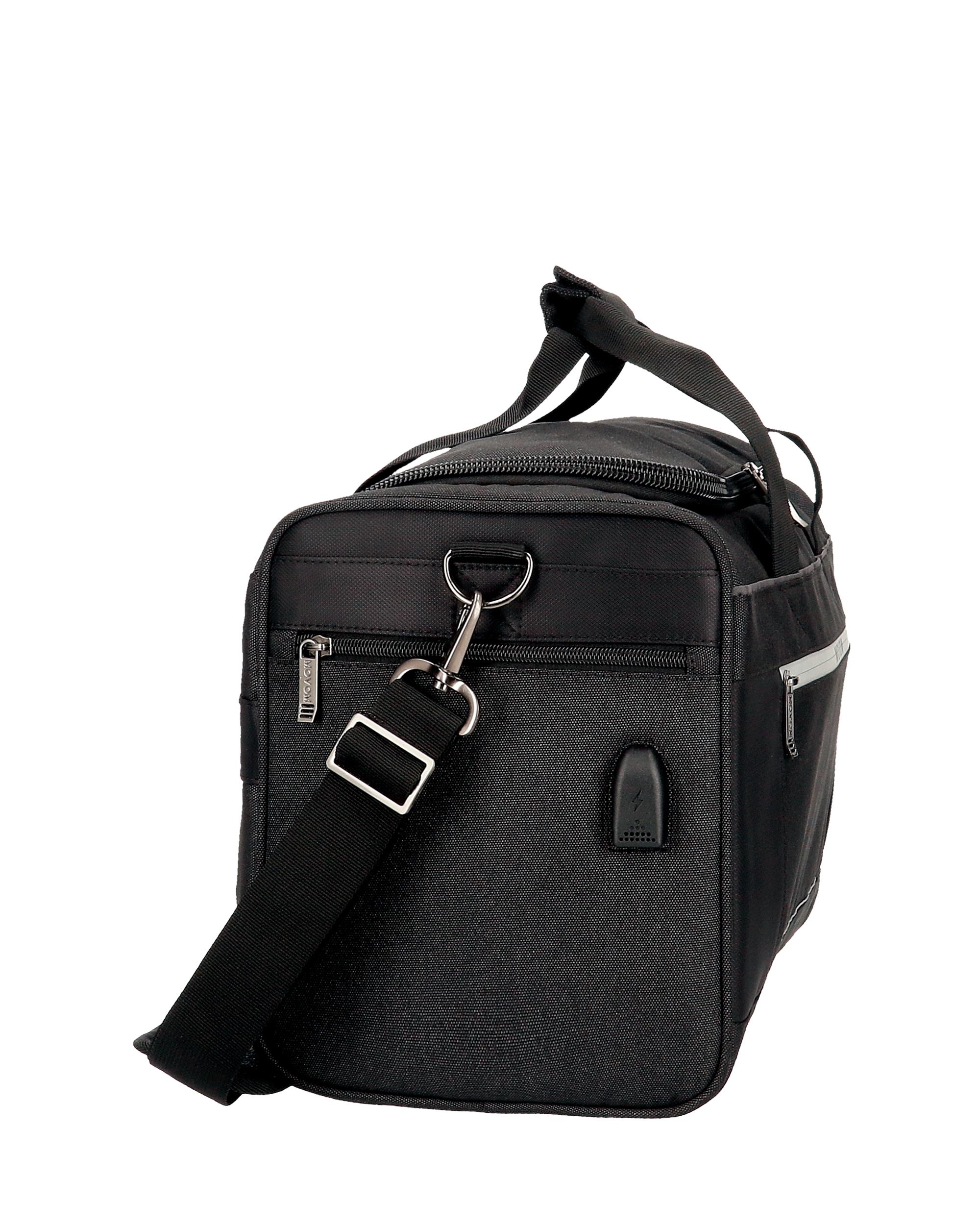 Imagen 2 de Bolsa de viaje Movom Trimmed Azul en poliéster con capacidad de 22,5L - Negro Negro
