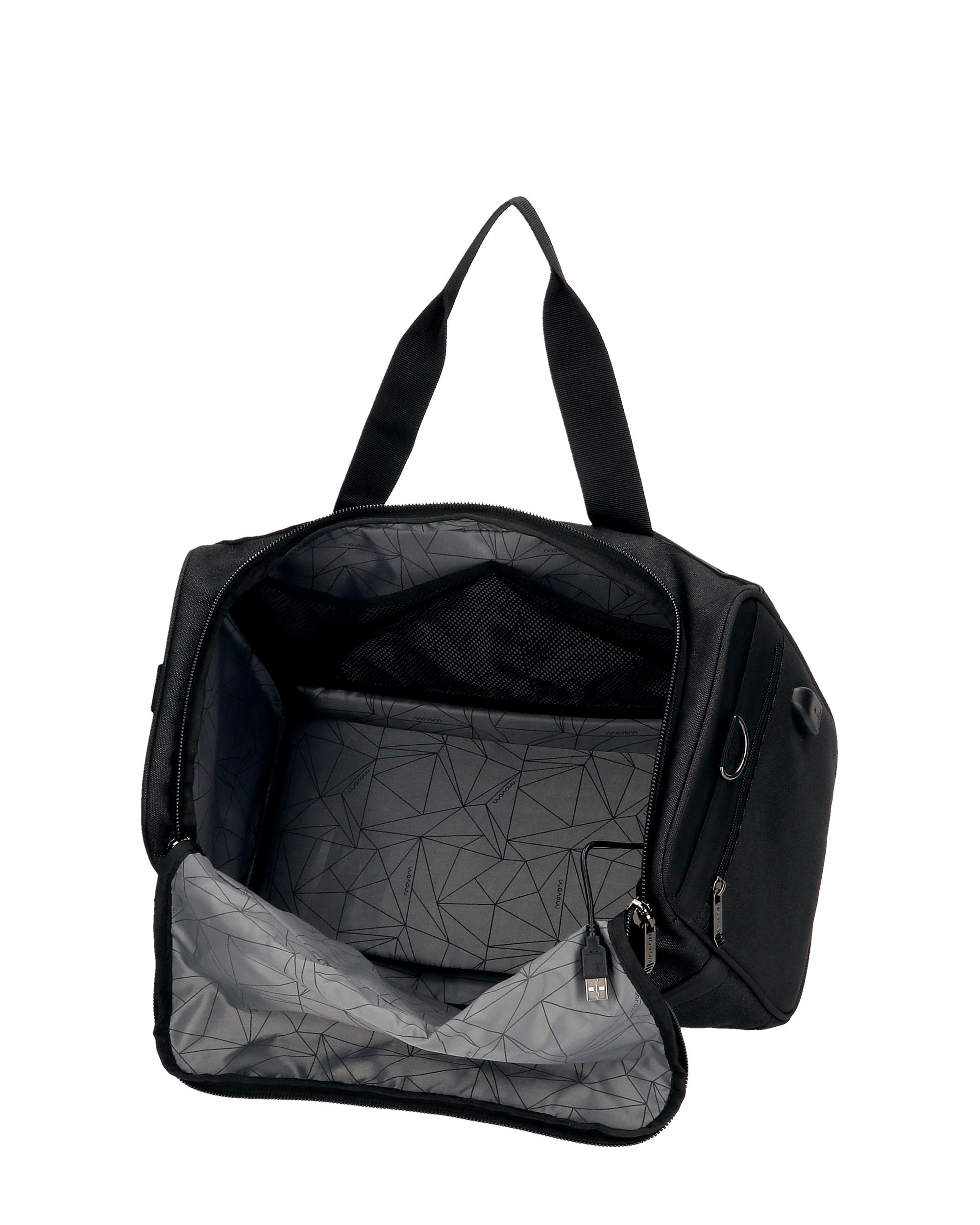 Imagen 5 de Bolsa de viaje Movom Trimmed Azul en poliéster con capacidad de 22,5L - Negro Negro