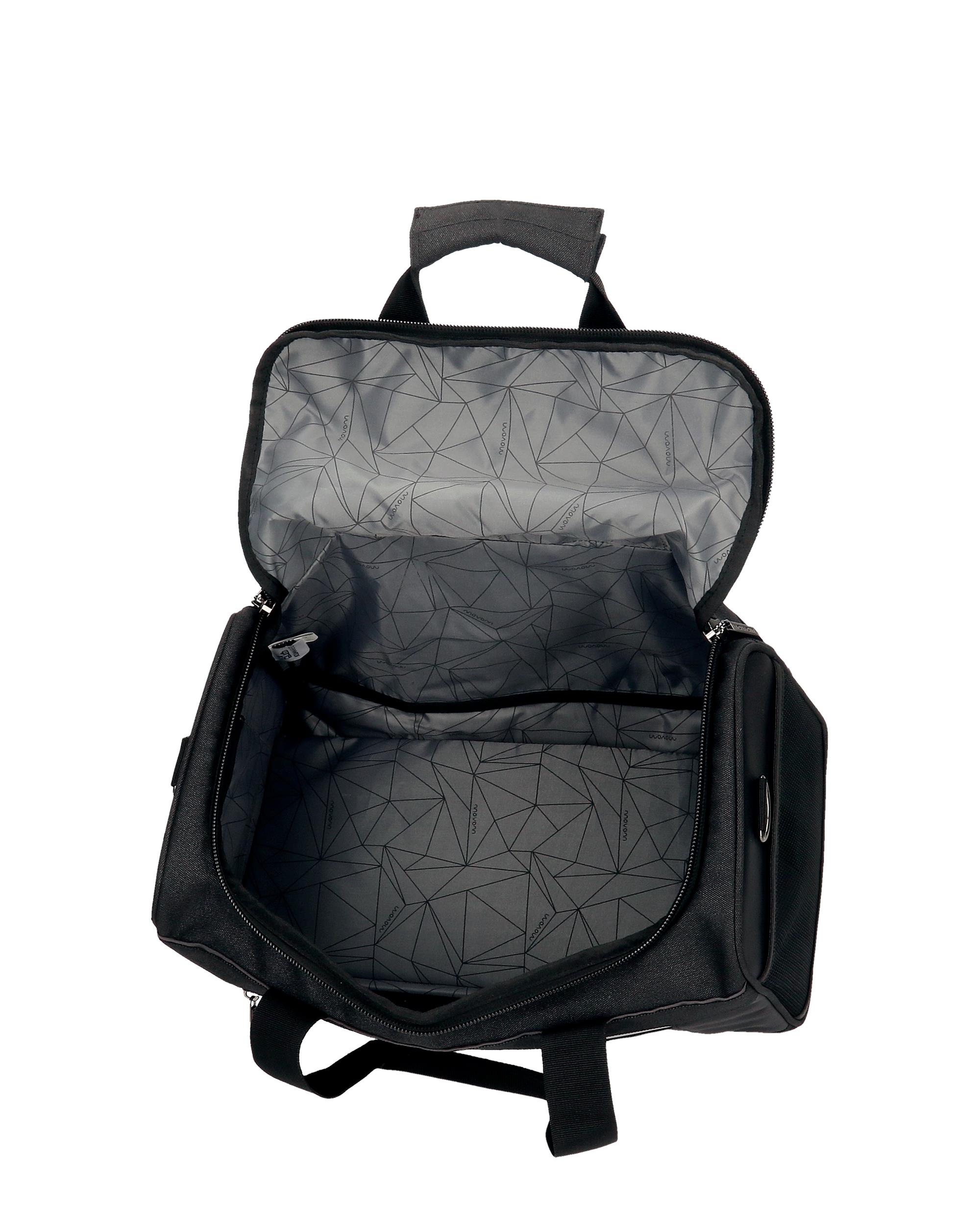 Imagen 6 de Bolsa de viaje Movom Trimmed Azul en poliéster con capacidad de 22,5L - Negro Negro
