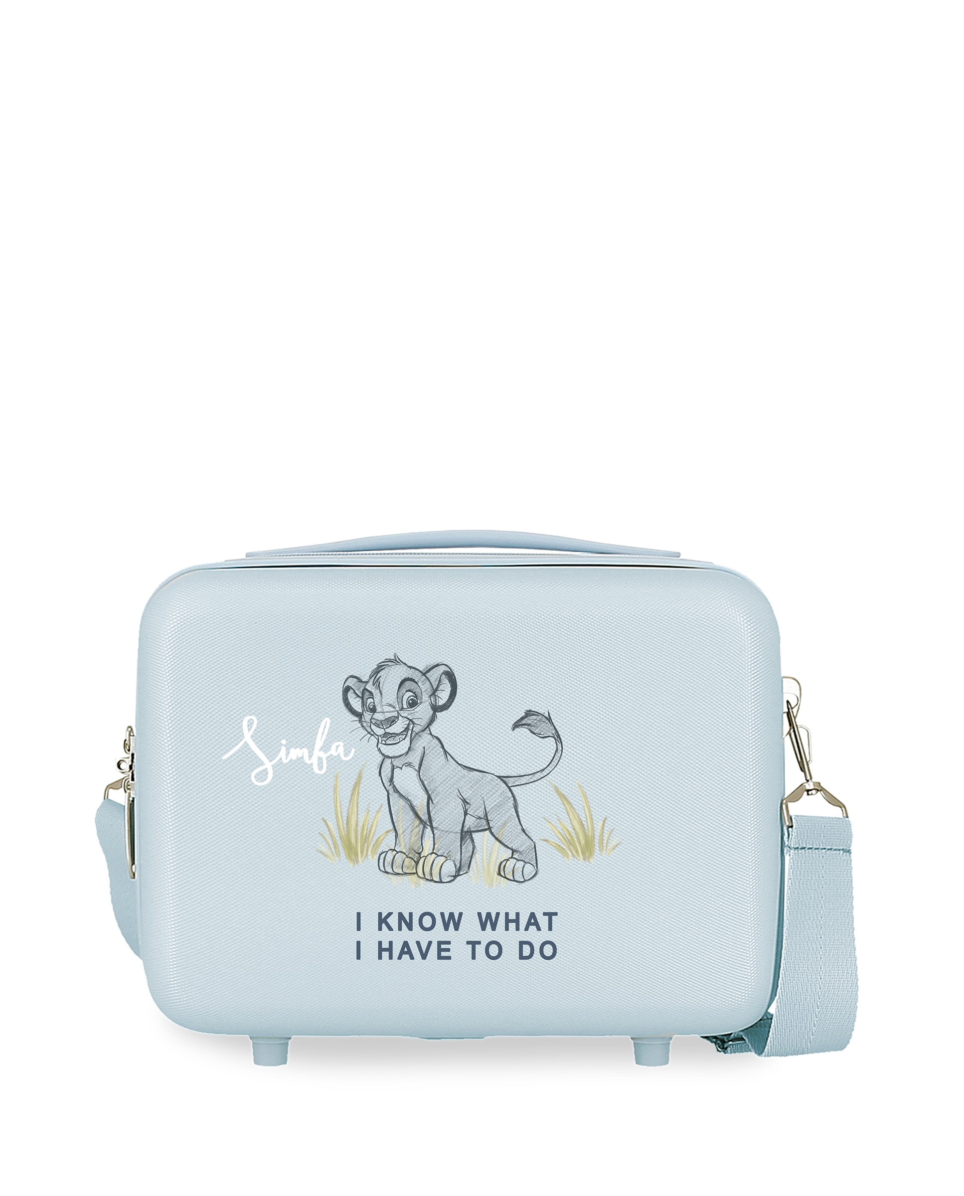 Necessaire Infantil Abs Simba com Capacidade de 9l Azul-claro-1