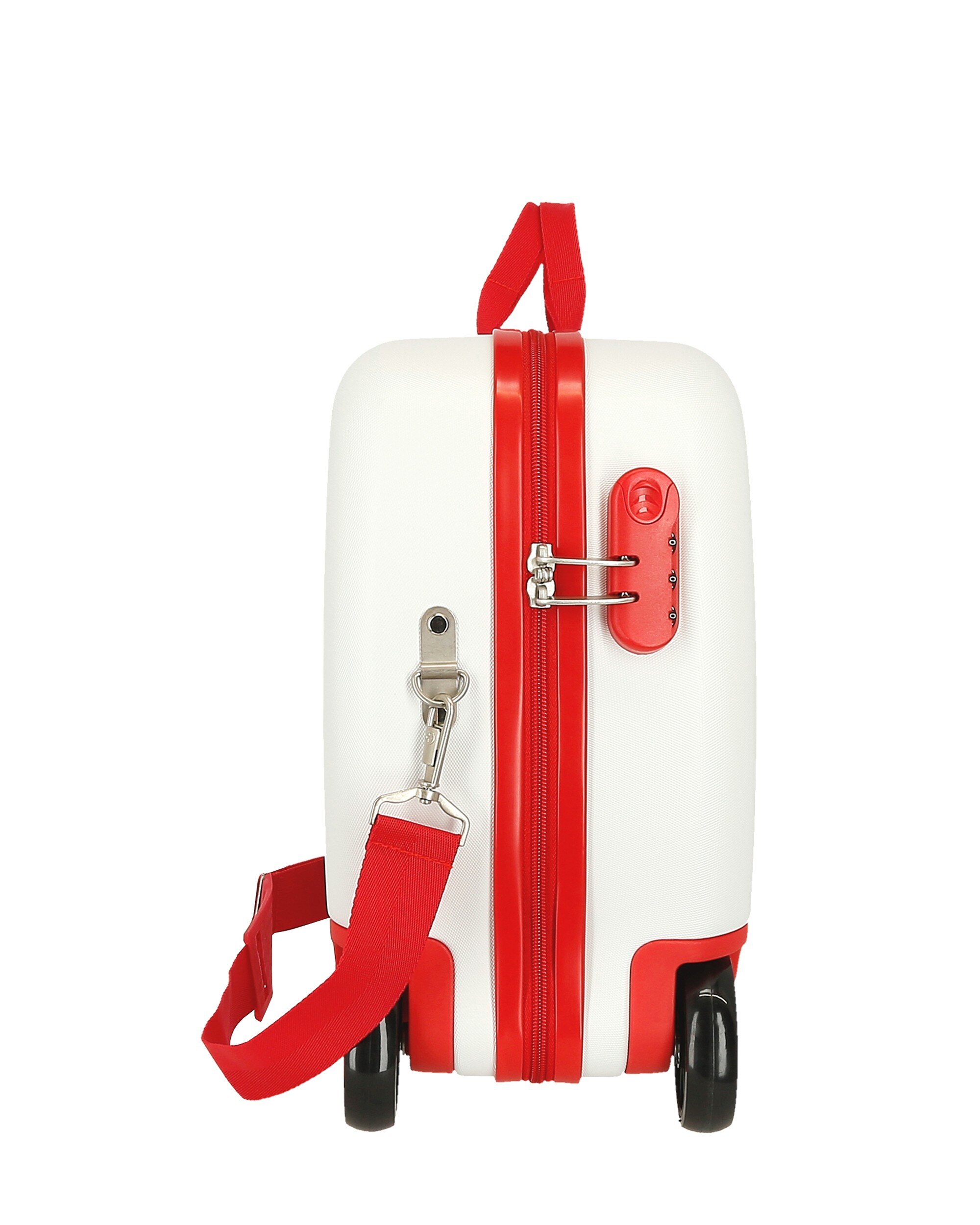 Mala de Cabine Infantil Dalmatians Family Rígida com Capacidade de 34l Branco / Vermelho-2