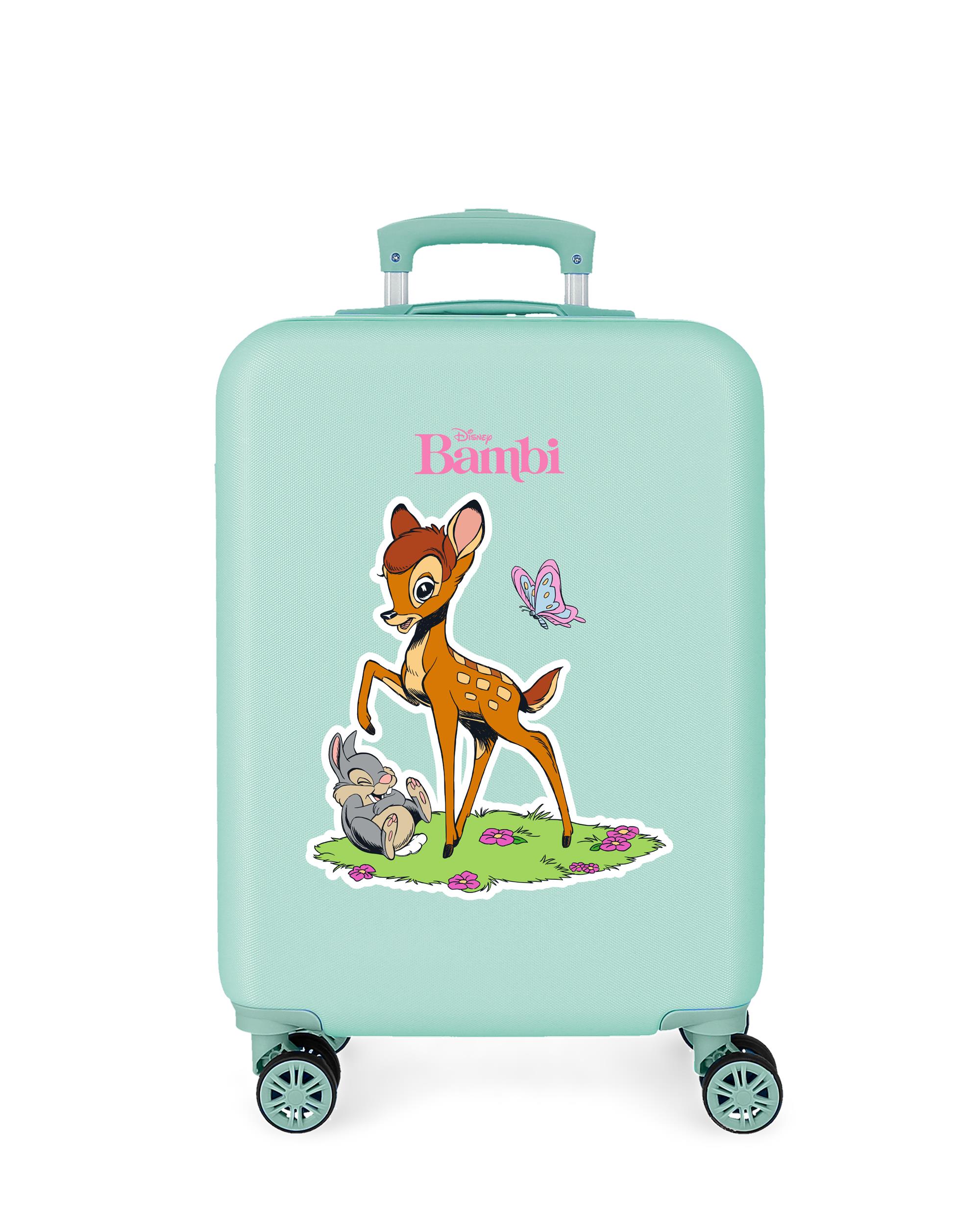 Mala de Cabine Infantil Bambi Rígida com Capacidade de 34l Azul-claro-1