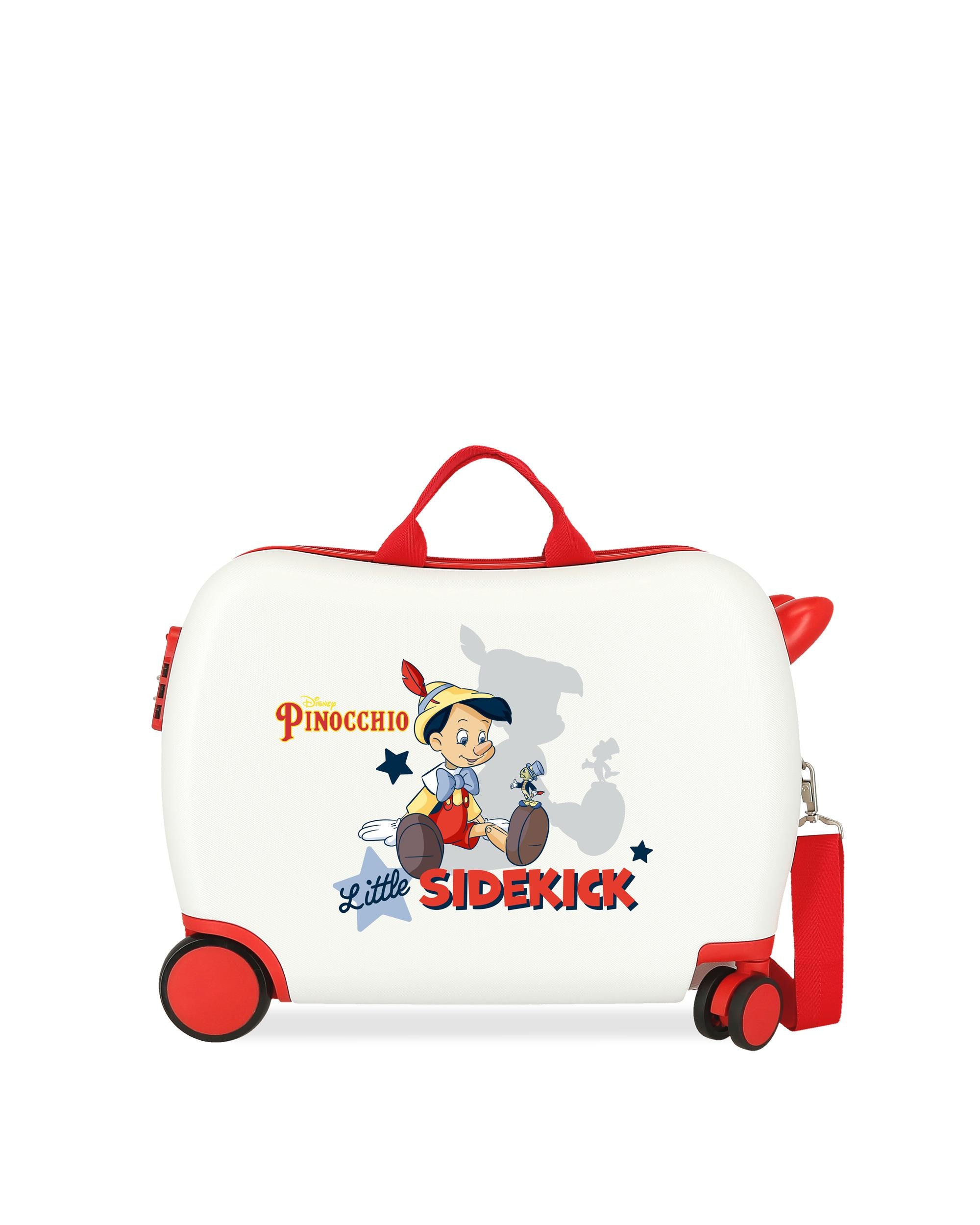 Mala de Cabine Infantil Pinocchio & Sidekick Rígida com Capacidade de 34l Branco / Vermelho-1