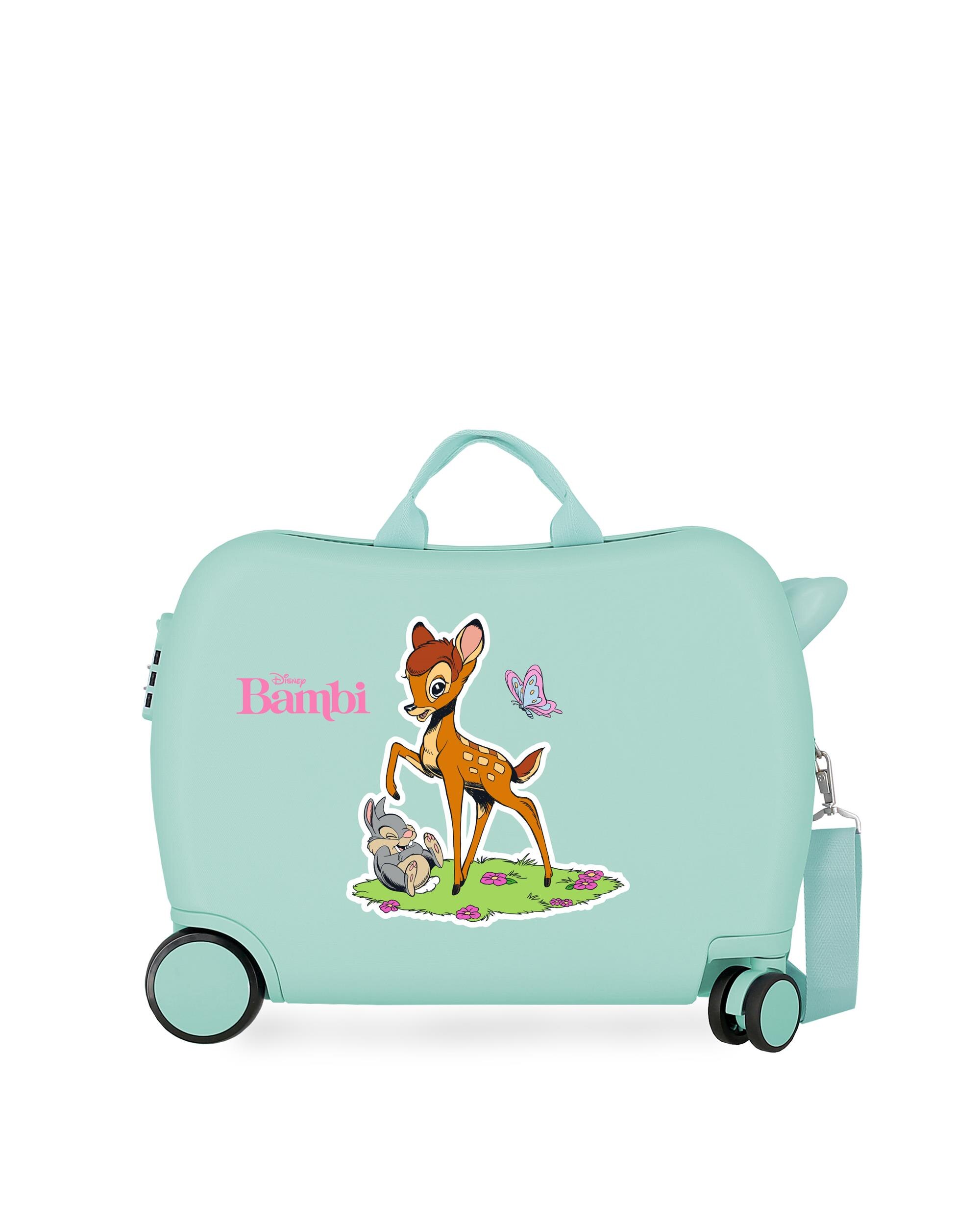 Disney - Maleta infantil 2 ruedas multidireccionales Bambi.