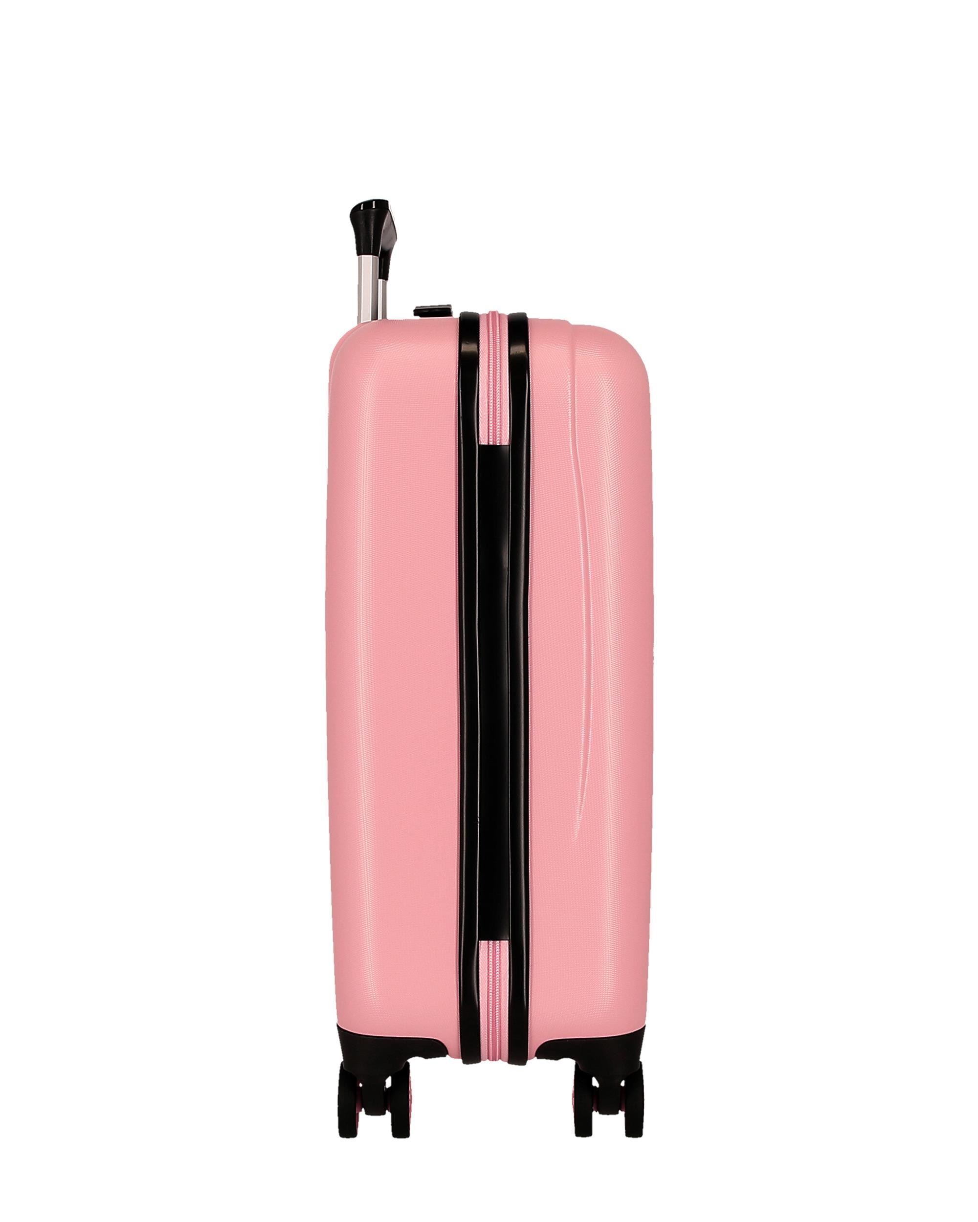 Mala de Cabine Infantil Princesas Courage & Kindness Rígida com Capacidade de 34l Rosa-4