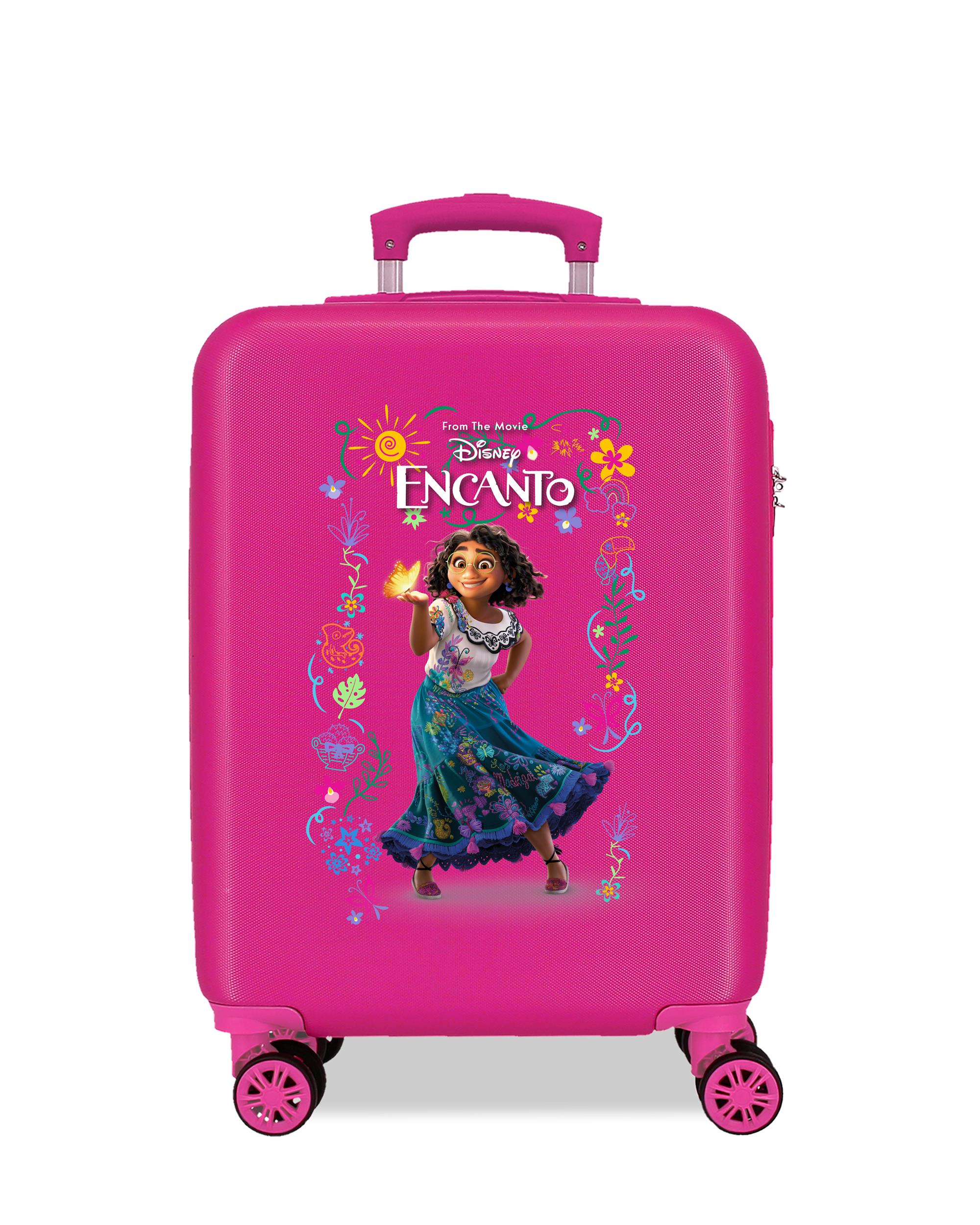 Mala de Cabine Infantil Encanto Mirabel Rígida com Capacidade de 34l Fúcsia-1