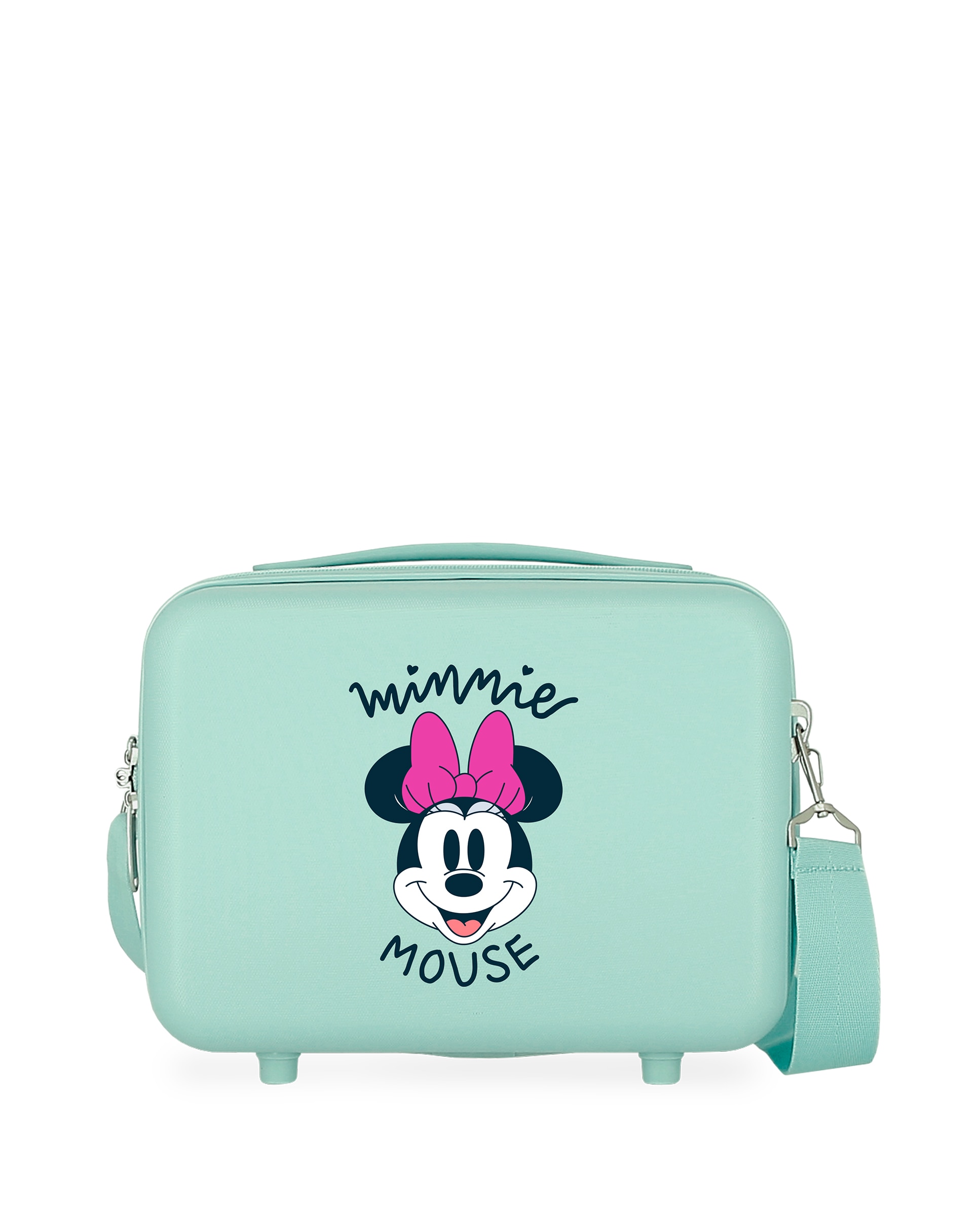 Necessaire Abs Minnie Smile Adaptável Turquesa-1