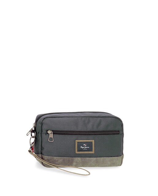 Imagen 0 de Neceser de hombre Harry color gris con cremallera