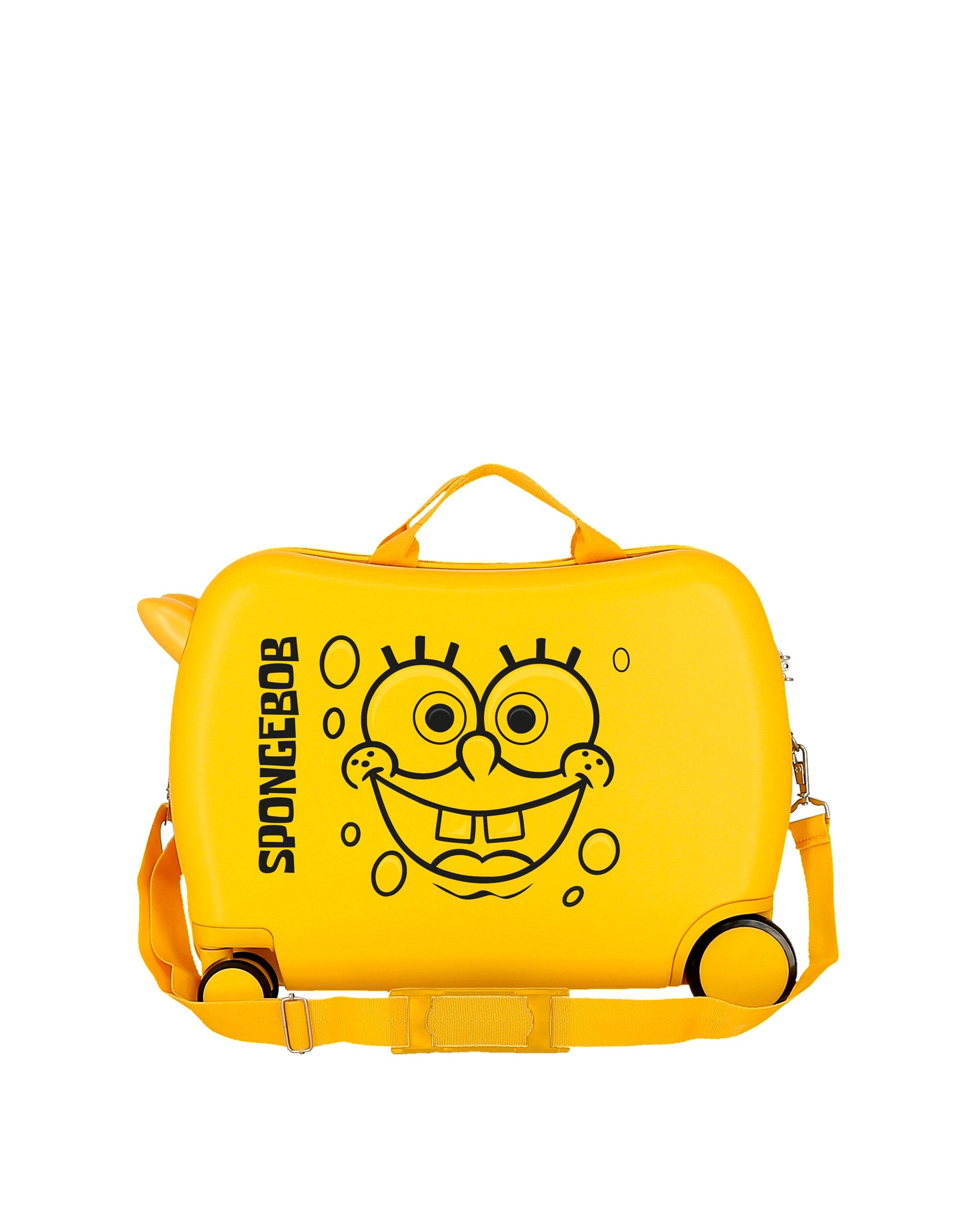 Imagen 3 de Maleta infantil 2 ruedas multidireccionales Sponge Bob - Personajes - Amarillo Amarillo