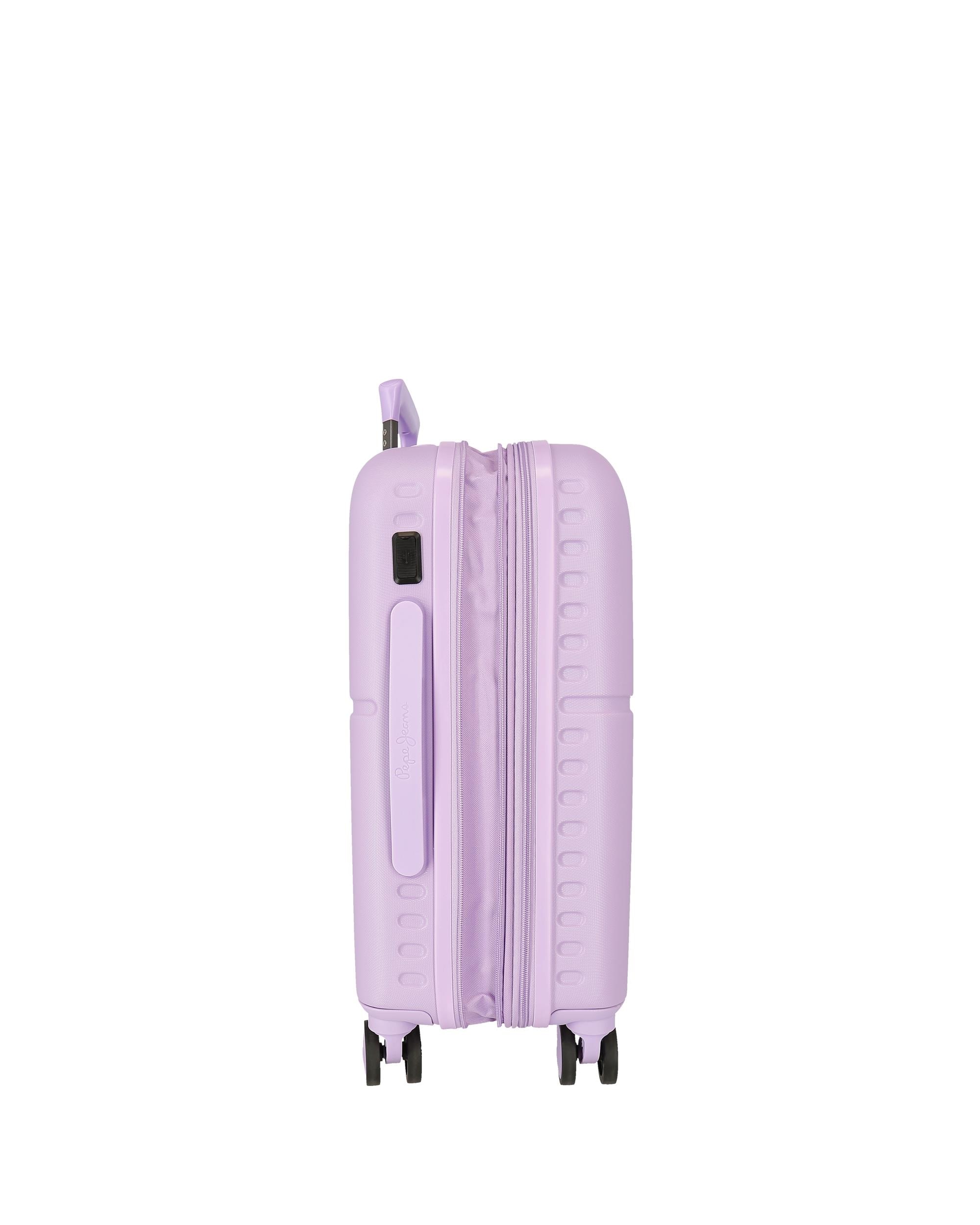 Imagen 6 de Maleta de cabina Accent rígida expandible con capacidad de 37L - Pepe Jeans - Lila Lila