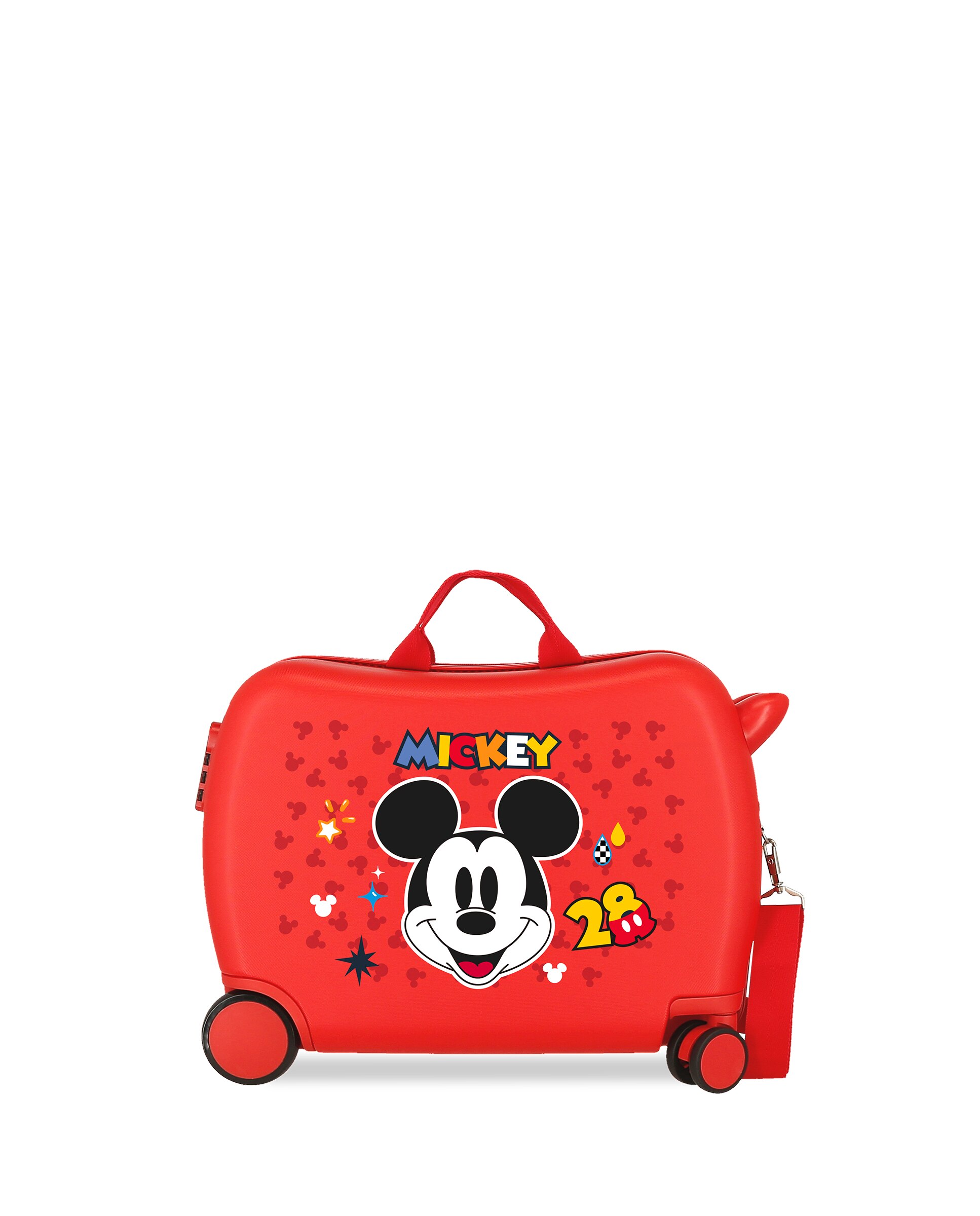 Maleta de cabina infantil Mickey Get Moving rígida con capacidad de 34L - Disney - Rojo Rojo-1