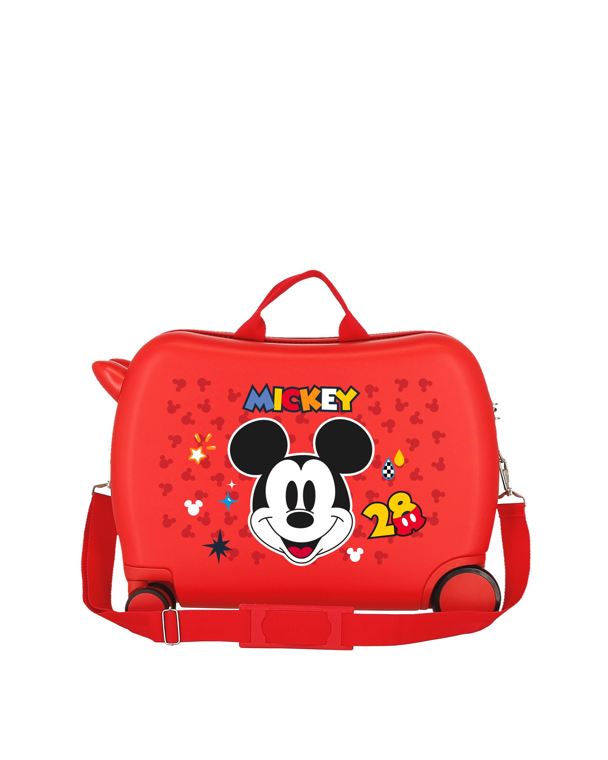 Maleta de cabina infantil Mickey Get Moving rígida con capacidad de 34L - Disney - Rojo Rojo-3