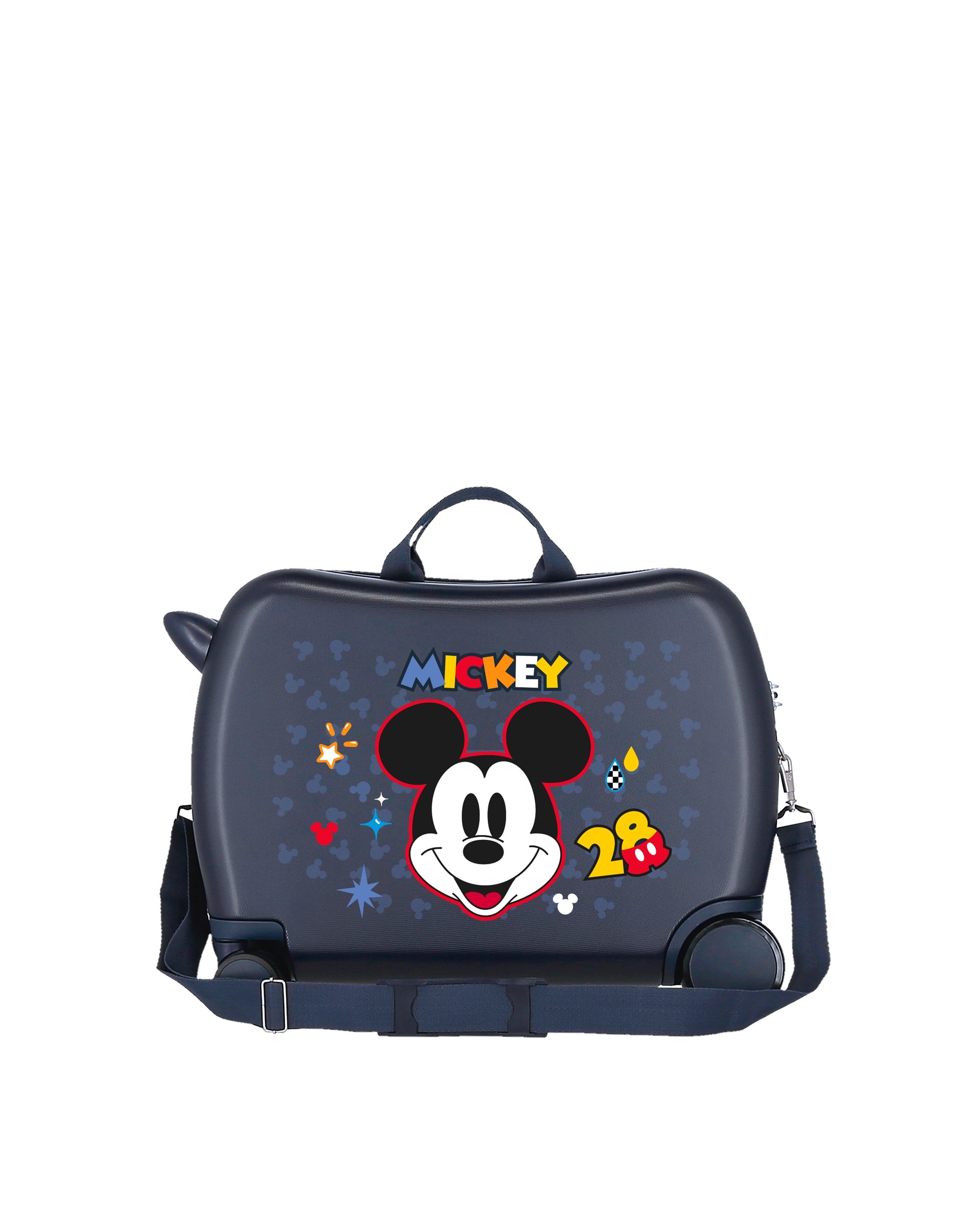 Mala de Cabine Infantil Mickey Get Moving Rígida com Capacidade de 34l Azul-marinho-3
