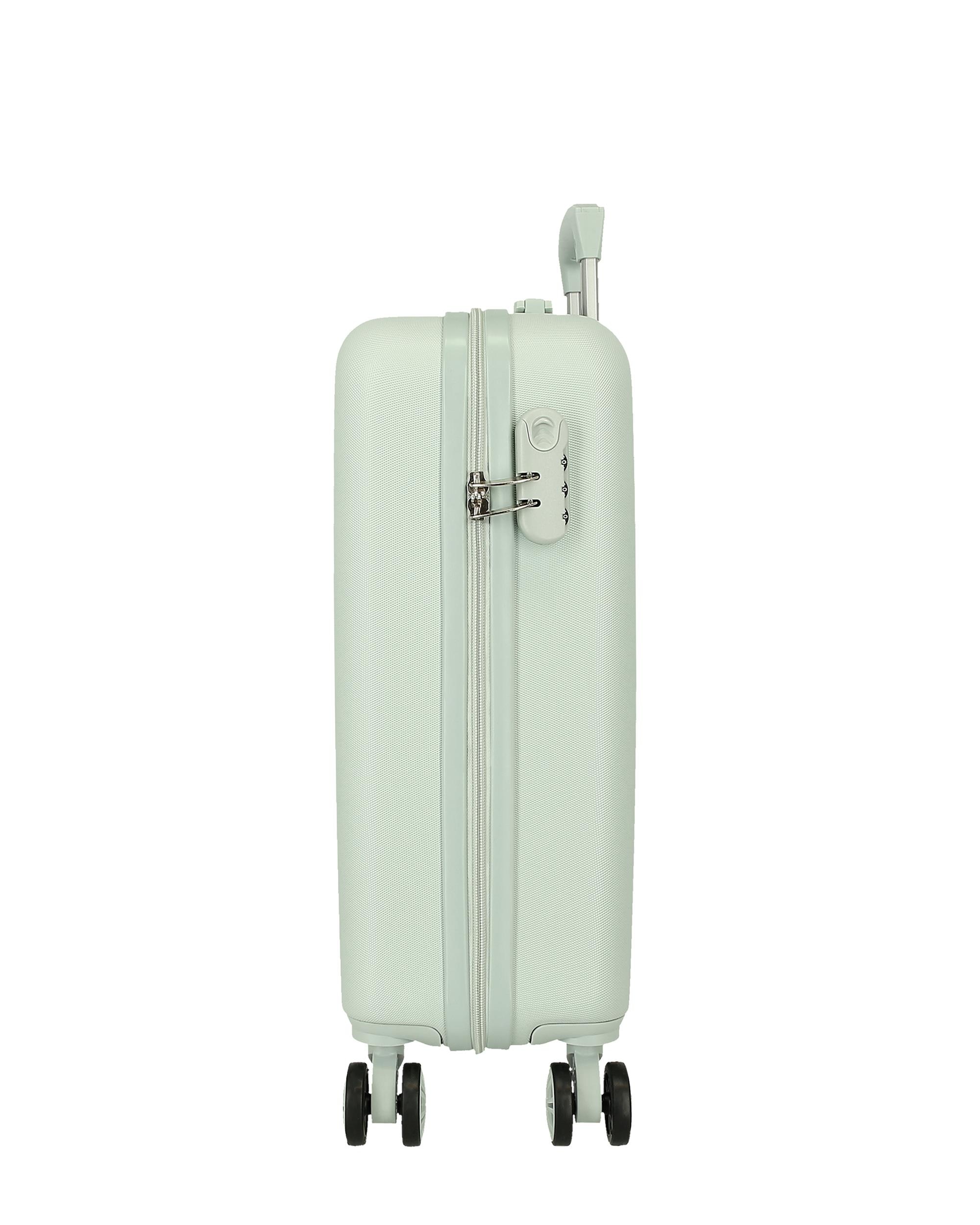 Mala de Cabine Romantic Girl Rígida com Capacidade de 34l Verde-menta-2
