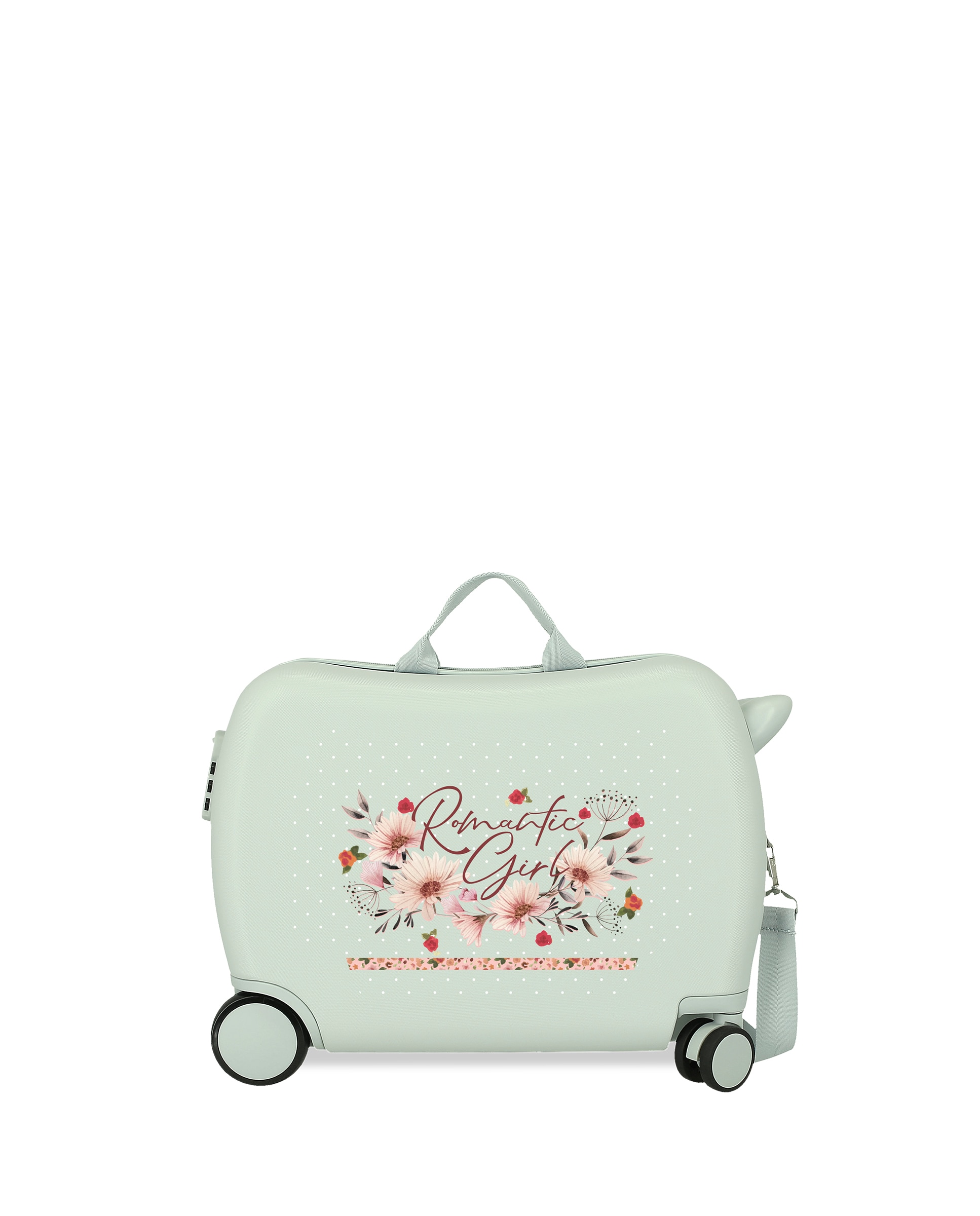 Mala de Cabine Infantil Romantic Girl Rígida com Capacidade de 34l Verde-menta-1