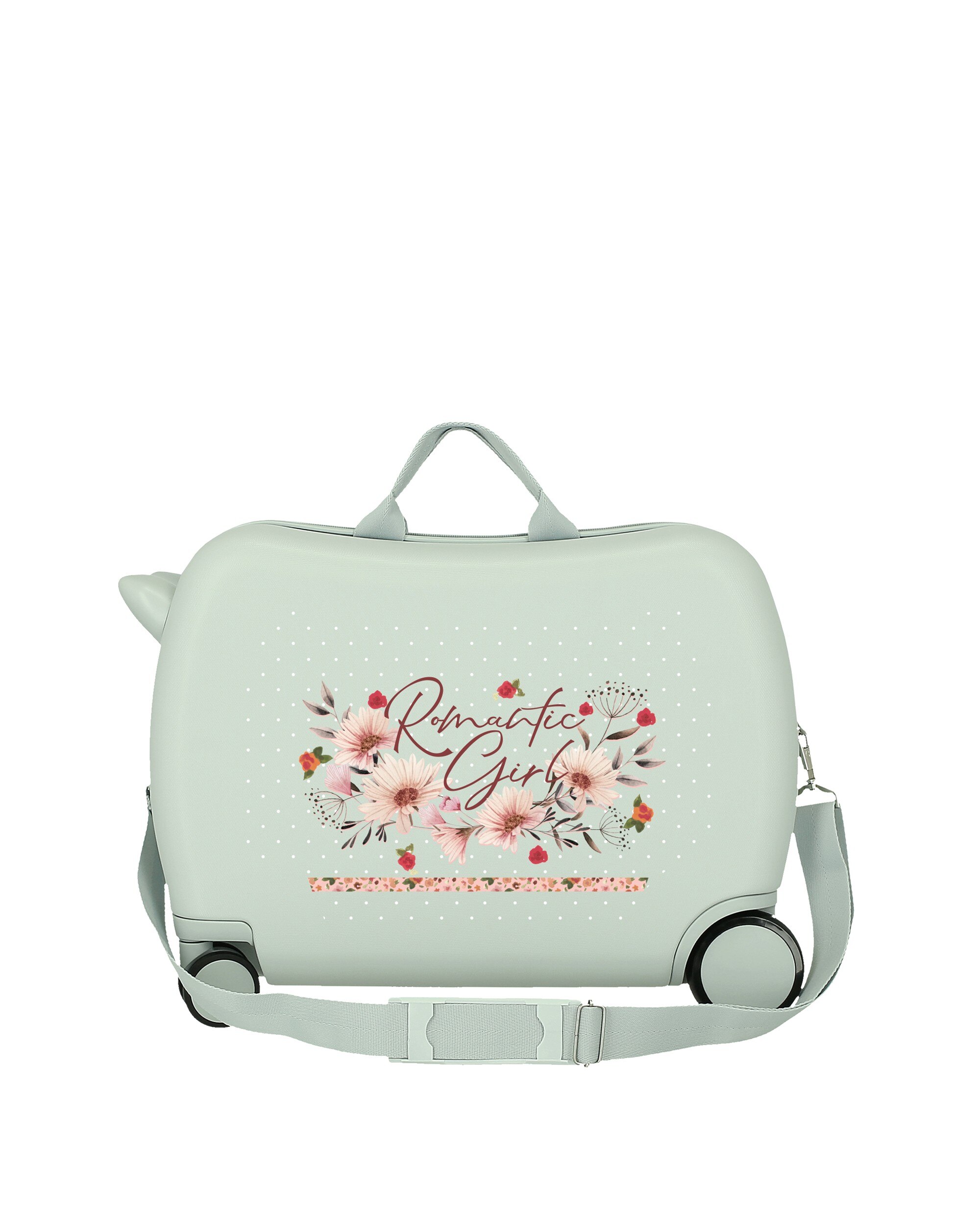 Mala de Cabine Infantil Romantic Girl Rígida com Capacidade de 34l Verde-menta-3
