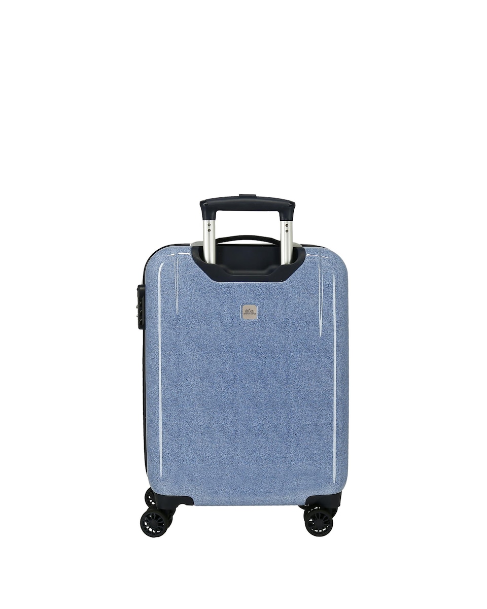 Maleta de cabina Wild Flowers rígida con capacidad de 34L Azul-3