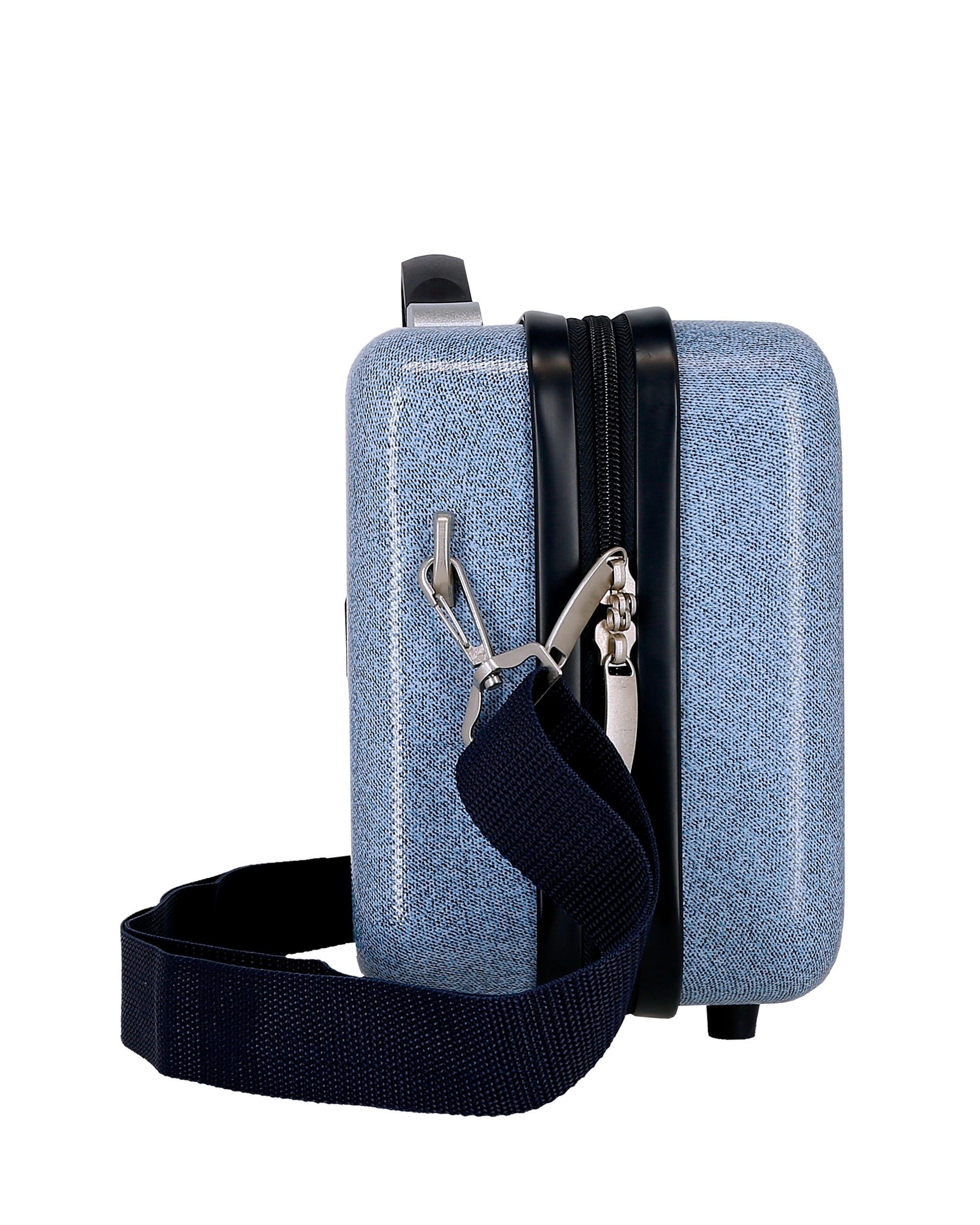 Necessaire Adaptável a Trolley Wild Flowers Rígido com Capacidade de 9l Azul-2