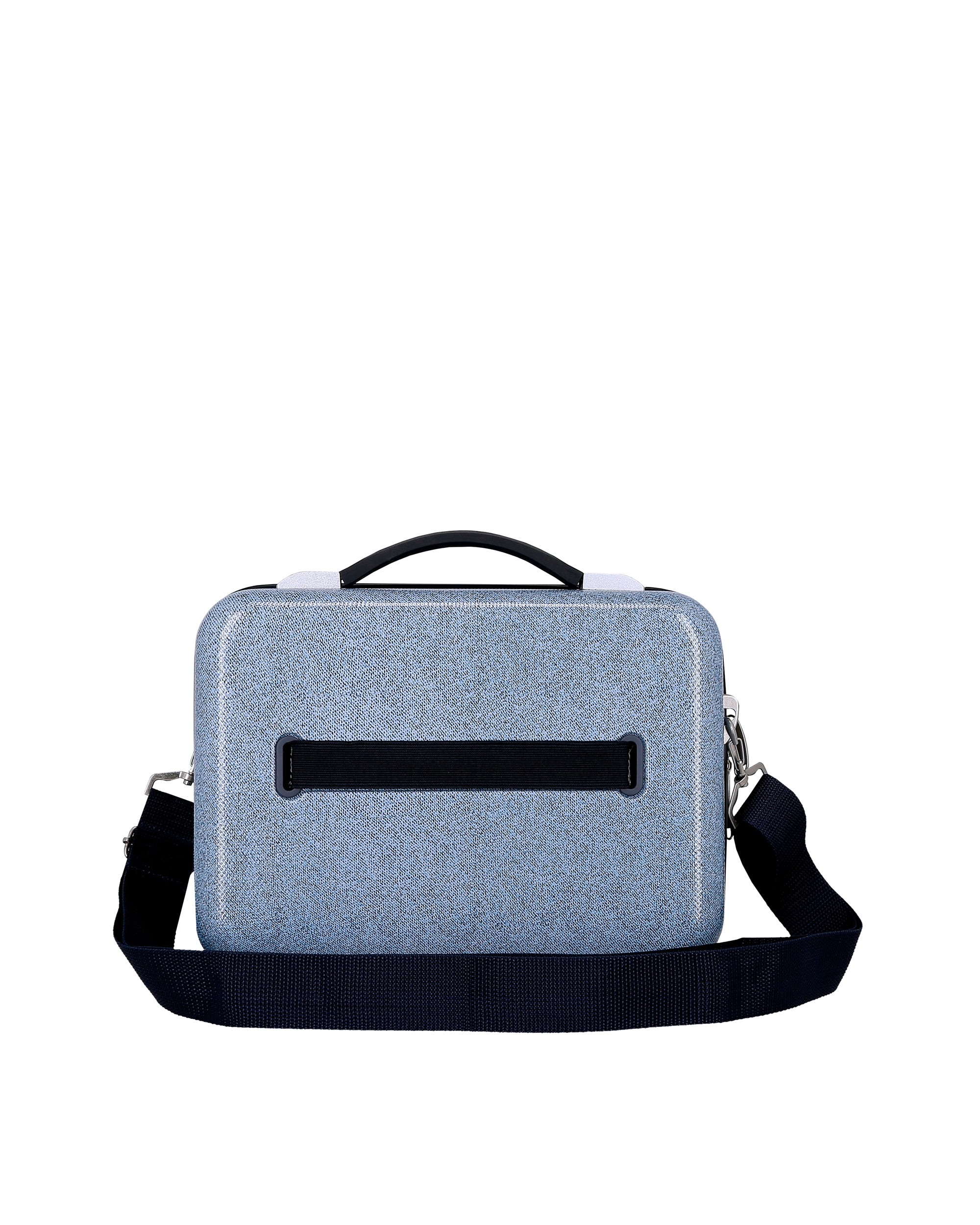 Necessaire Adaptável a Trolley Wild Flowers Rígido com Capacidade de 9l Azul-3
