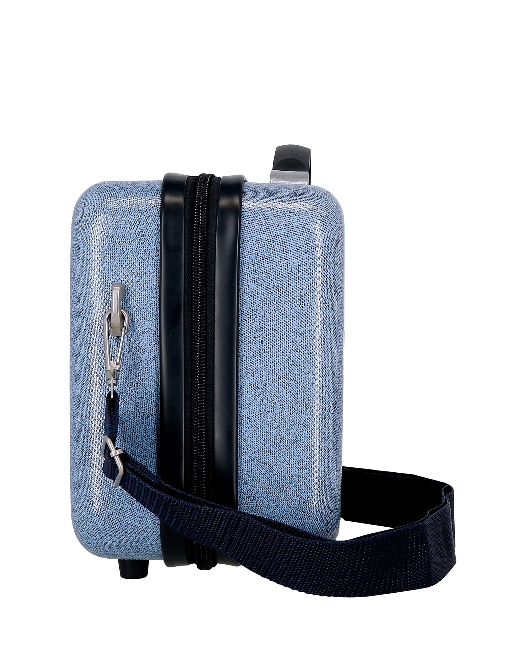 Necessaire Adaptável a Trolley Wild Flowers Rígido com Capacidade de 9l Azul-4