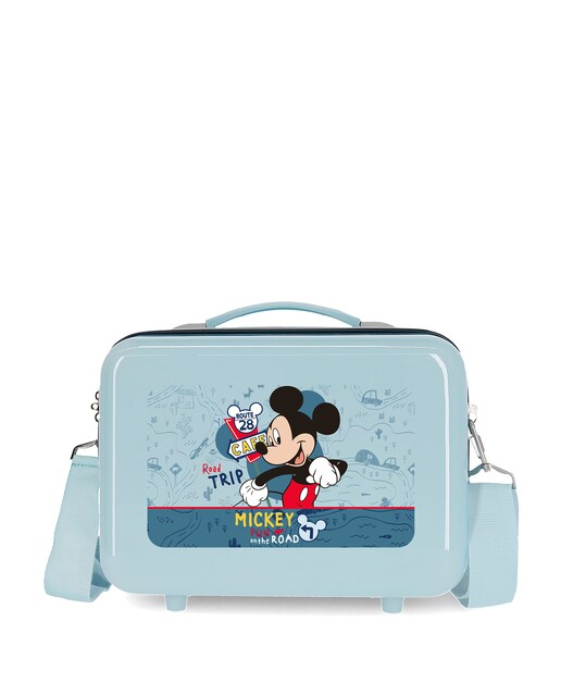 Imagen 0 de Neceser de niño Mickey Road Trip Azul claro rí­gido adapatable a trolley