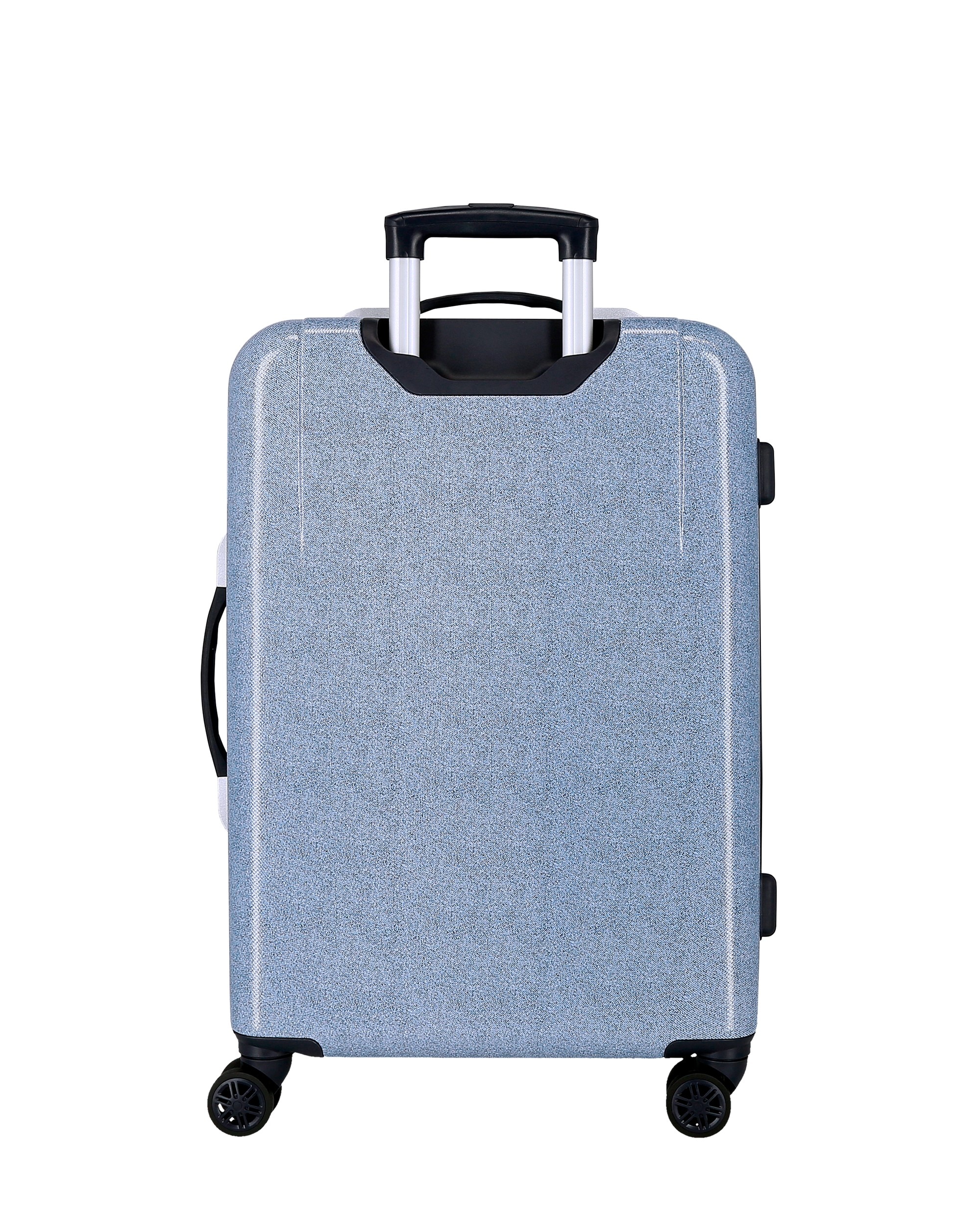 Conjunto de Malas (cabine e Média) Style Rígida com Capacidade de 104l Azul denim-3