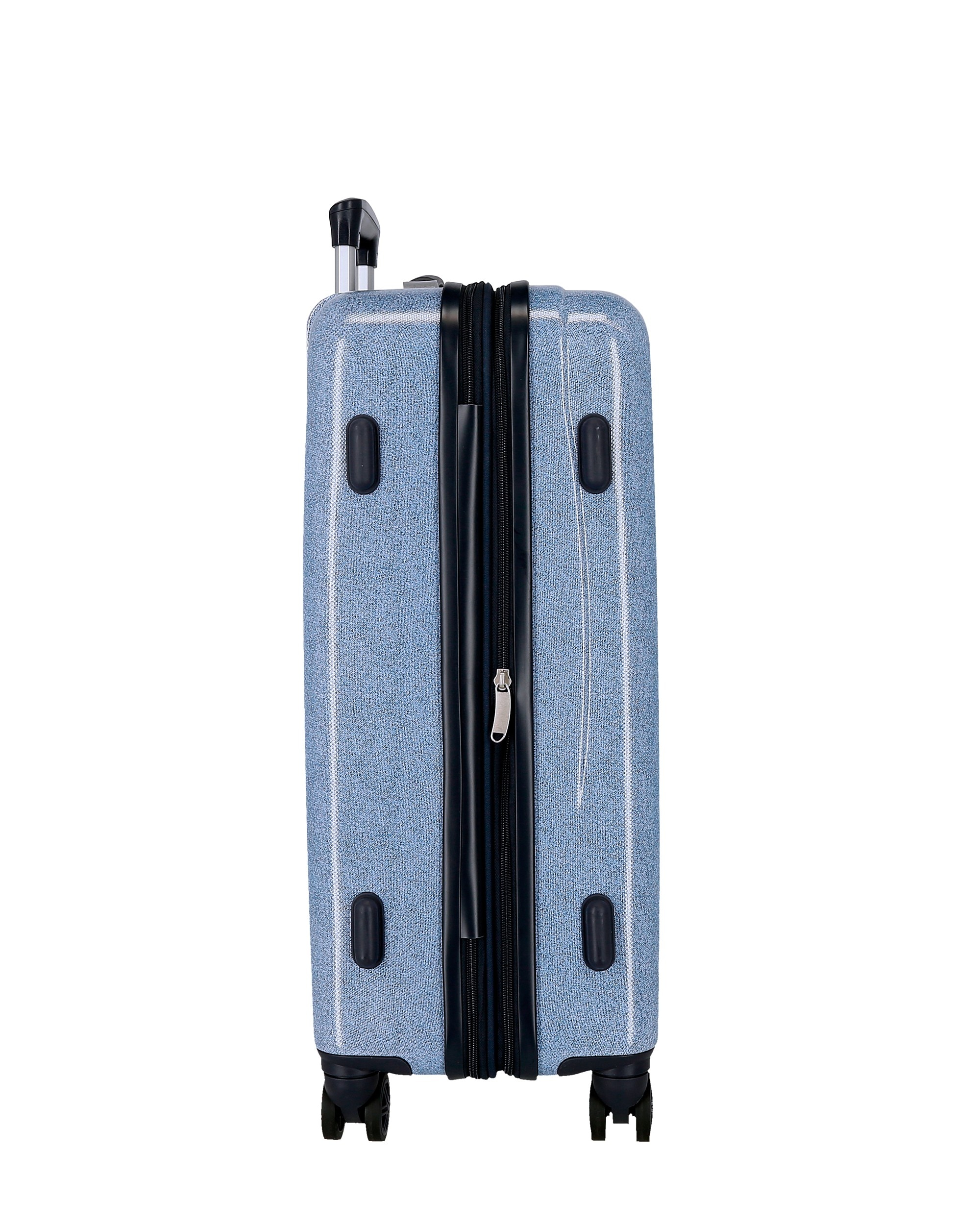 Conjunto de Malas (cabine e Média) Style Rígida com Capacidade de 104l Azul denim-4