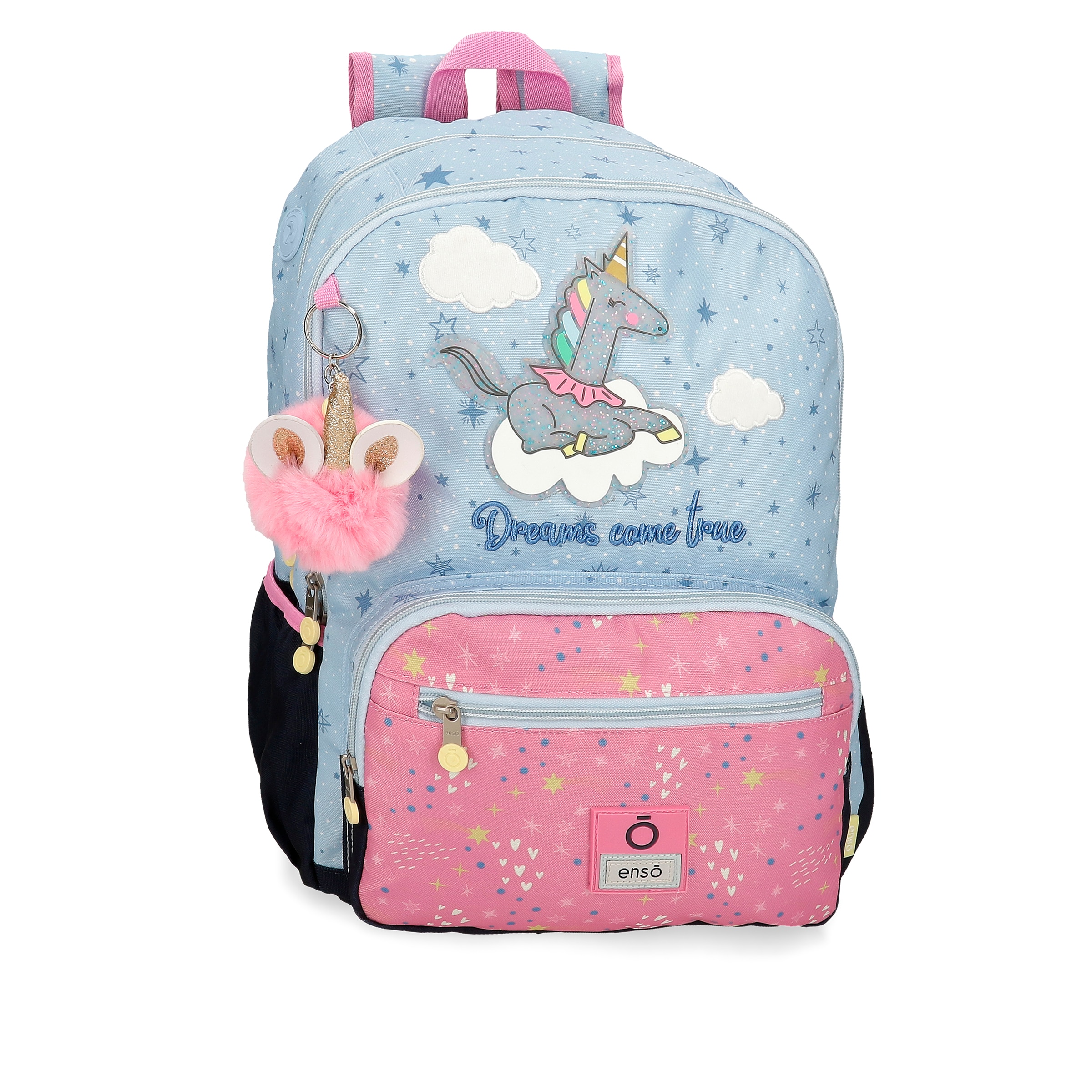 Mochila Escolar ENSO (32 x 44 x 17 - Poliéster - Multicolor)