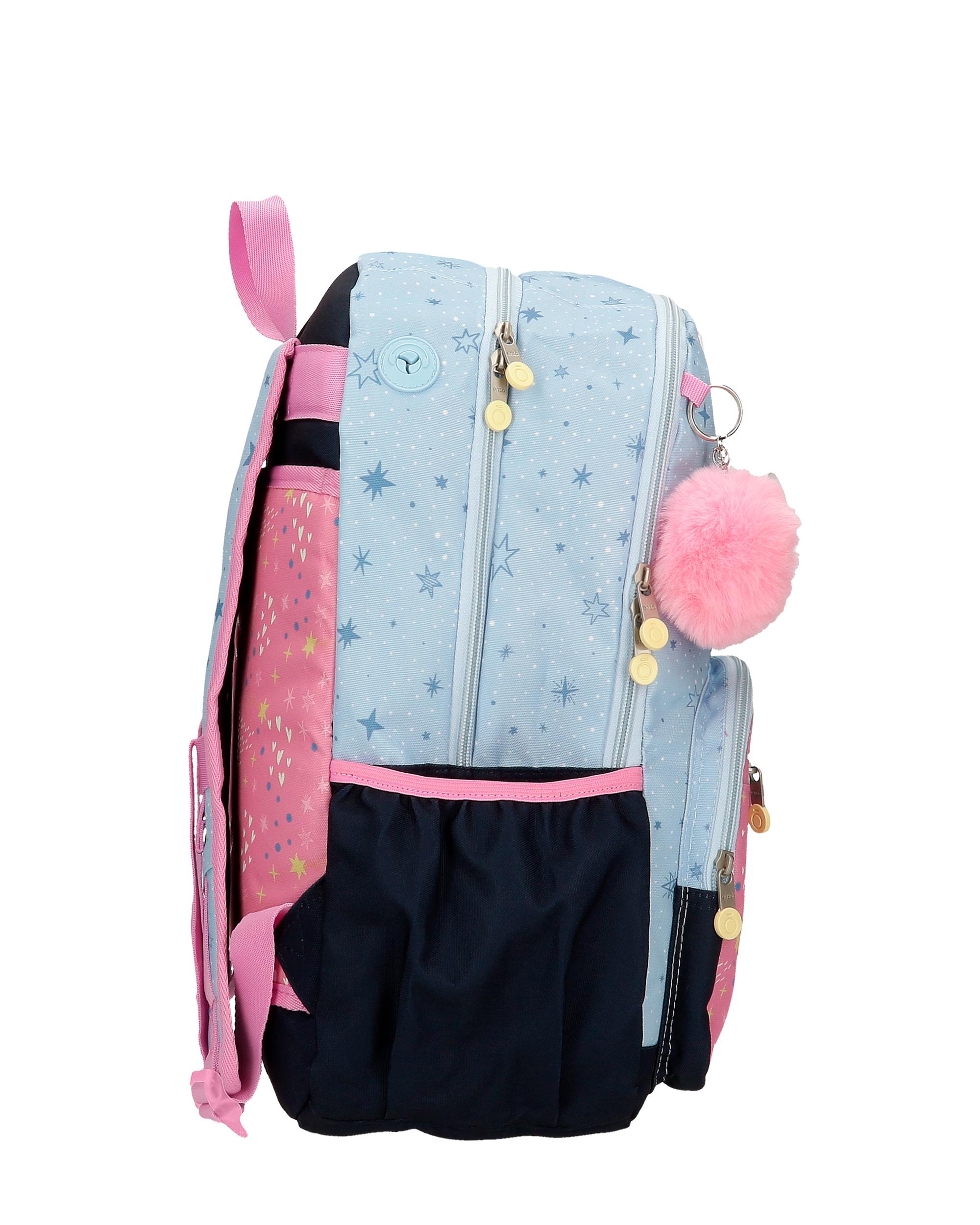 Mochila para niña Enso Dreams come true con dos compartimentos Multicolor-2