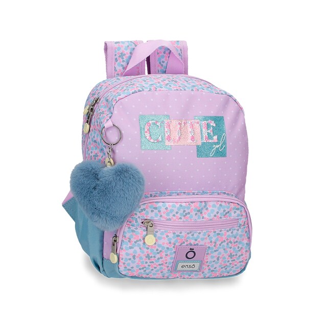 Imagen 0 de Mochila escolar Enso Cute Girl 28cm adaptable con bolsillos frontales