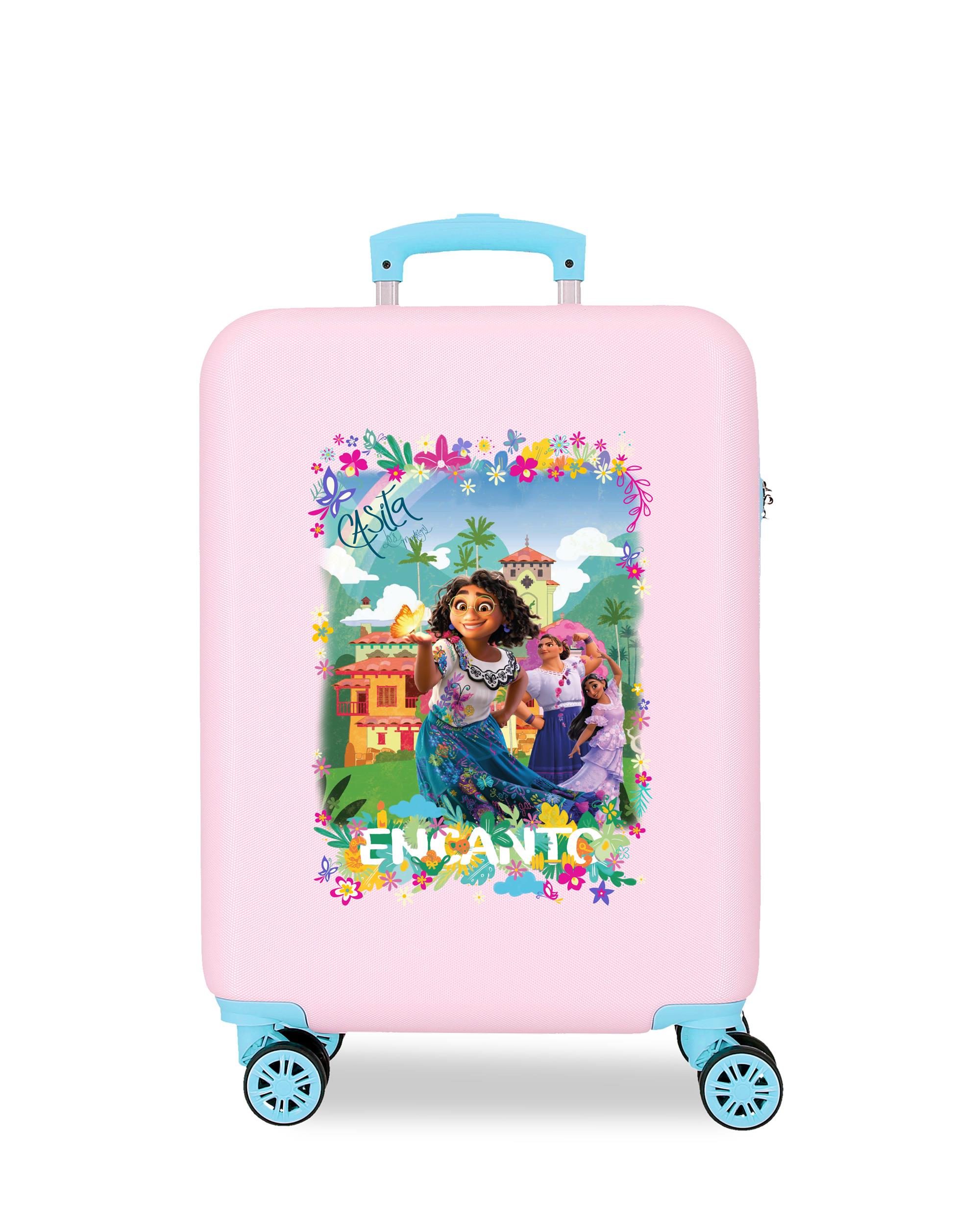 Mala de Cabine Infantil Encanto Mirabel Rígida com Capacidade de 34l Rosa-1