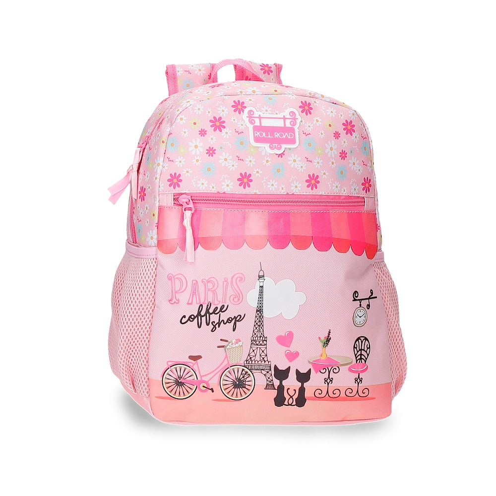 Coffee Shop Mochila guardería rosa 27x33x11 cms 98l preescolar roll road 33cm