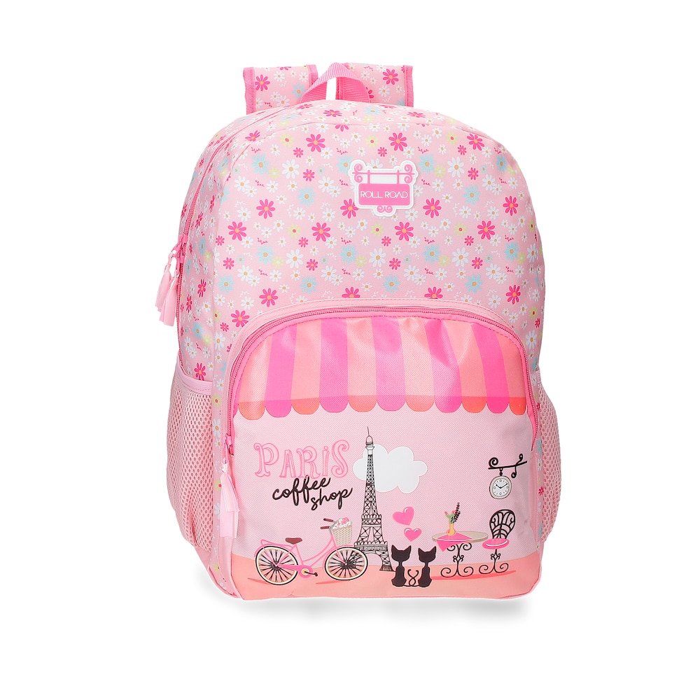 Coffee Shop Mochila escolar rosa 31x42x13 cms 1693l roll road 42cm