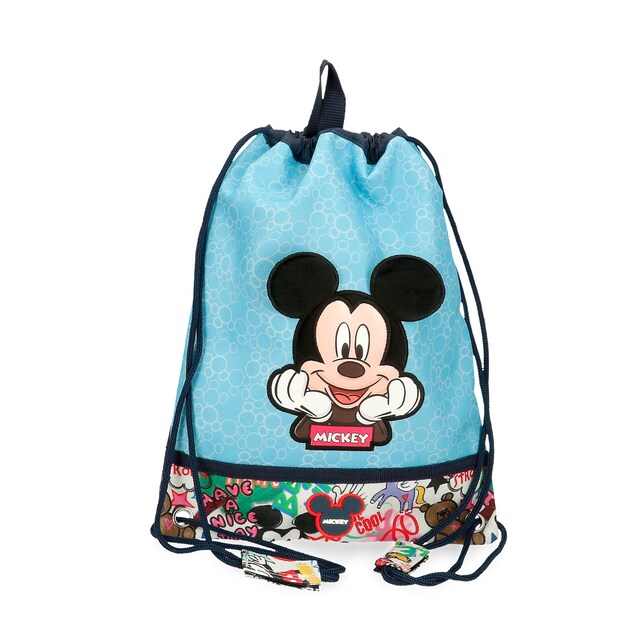 Imagen 0 de Bolsa de merienda para niño Mickey Be Cool con asa superior para colgar