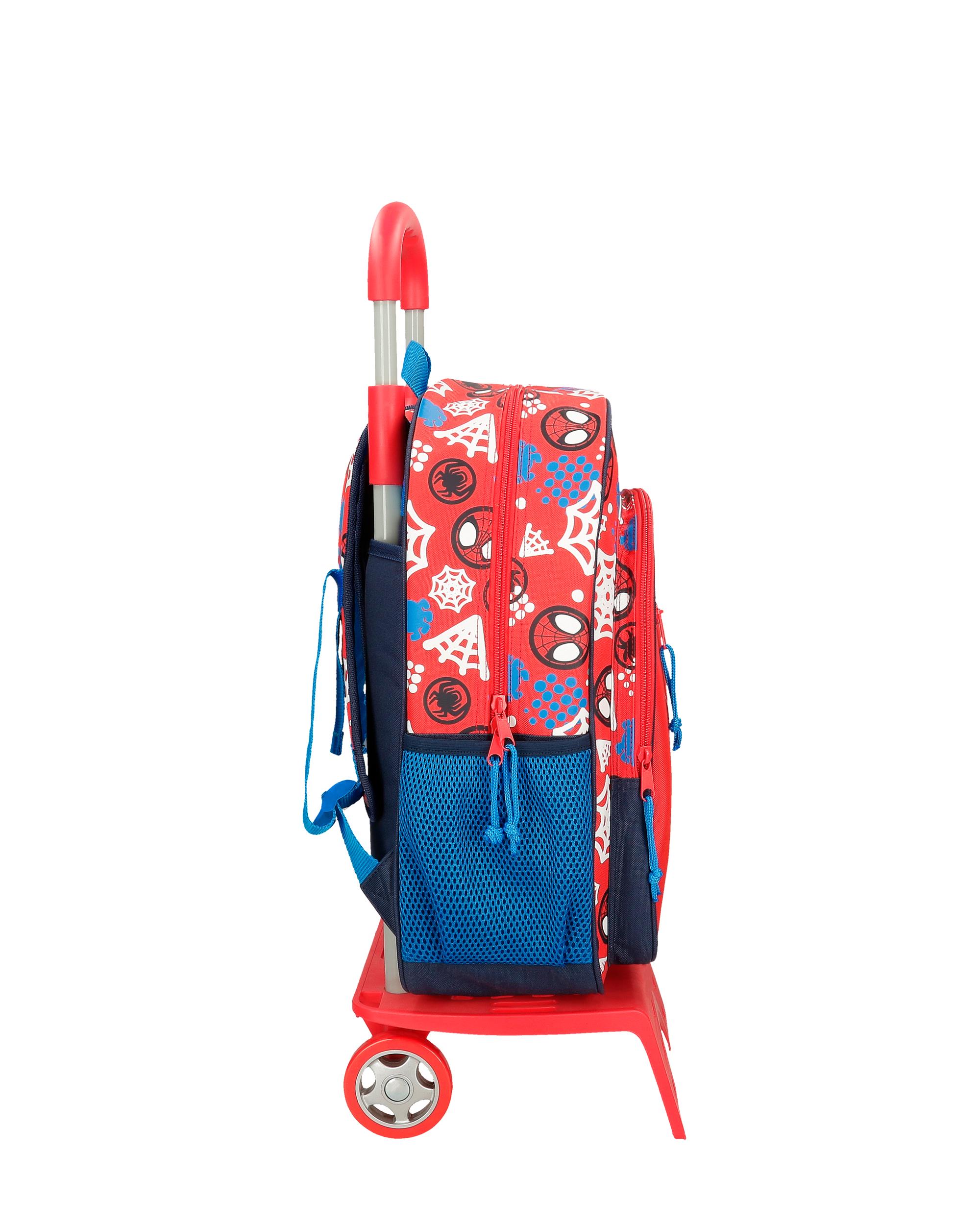 Mochila escolar Spidey and friends 40cm con carro Personajes