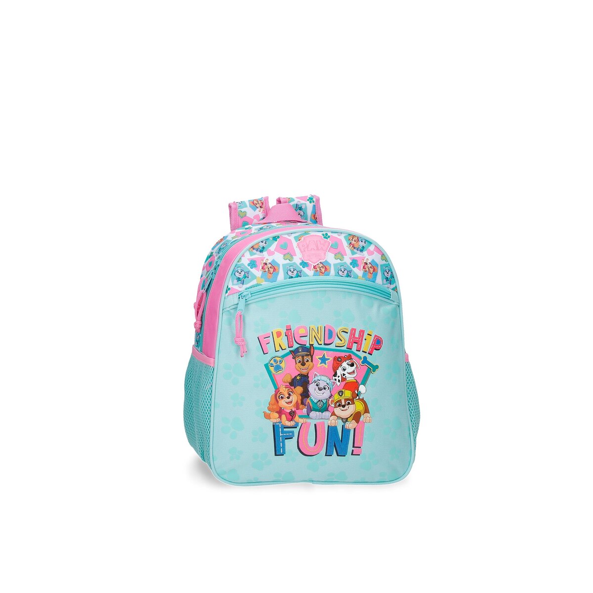 Patrulla Canina Friendship fun mochila preescolar azul 27x33x11 cms 98l de niña 33cm