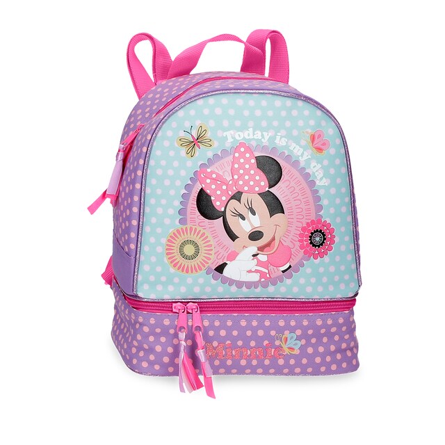 Imagen 0 de Mochila Minnie Today is my day con portamerienda en morado