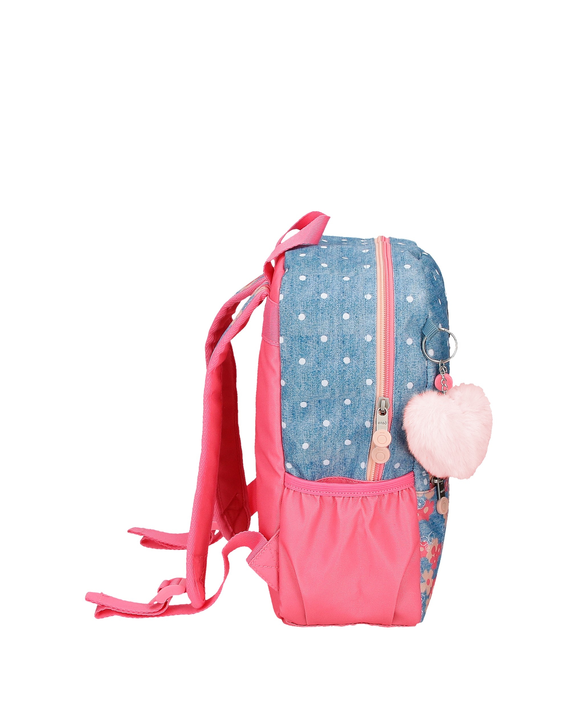Mochila de paseo para niña Enso Little Dreams adaptable con bolsillos laterales 32 cm Rosa-2