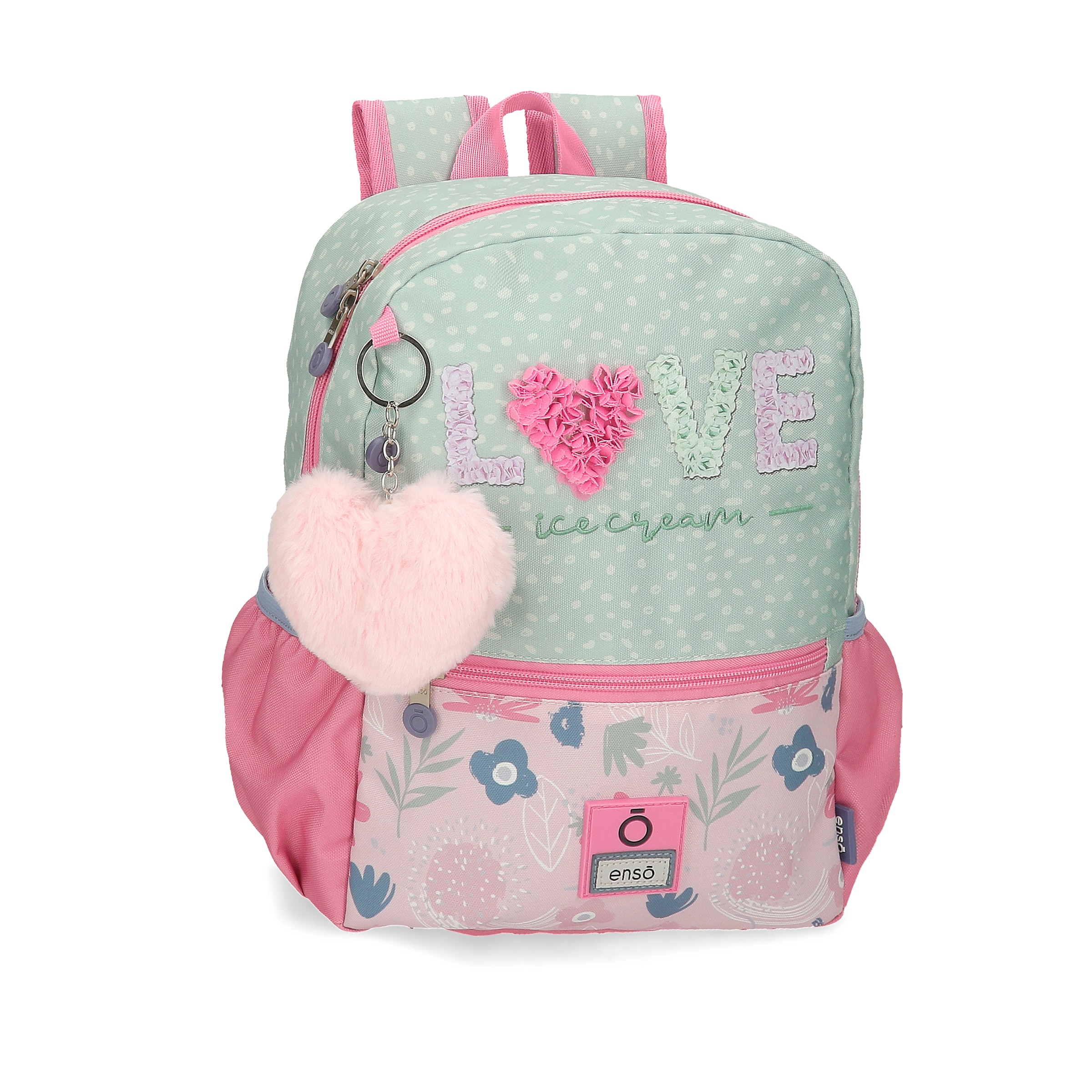 Mochila de paseo ENSO Love ice cream 32cm