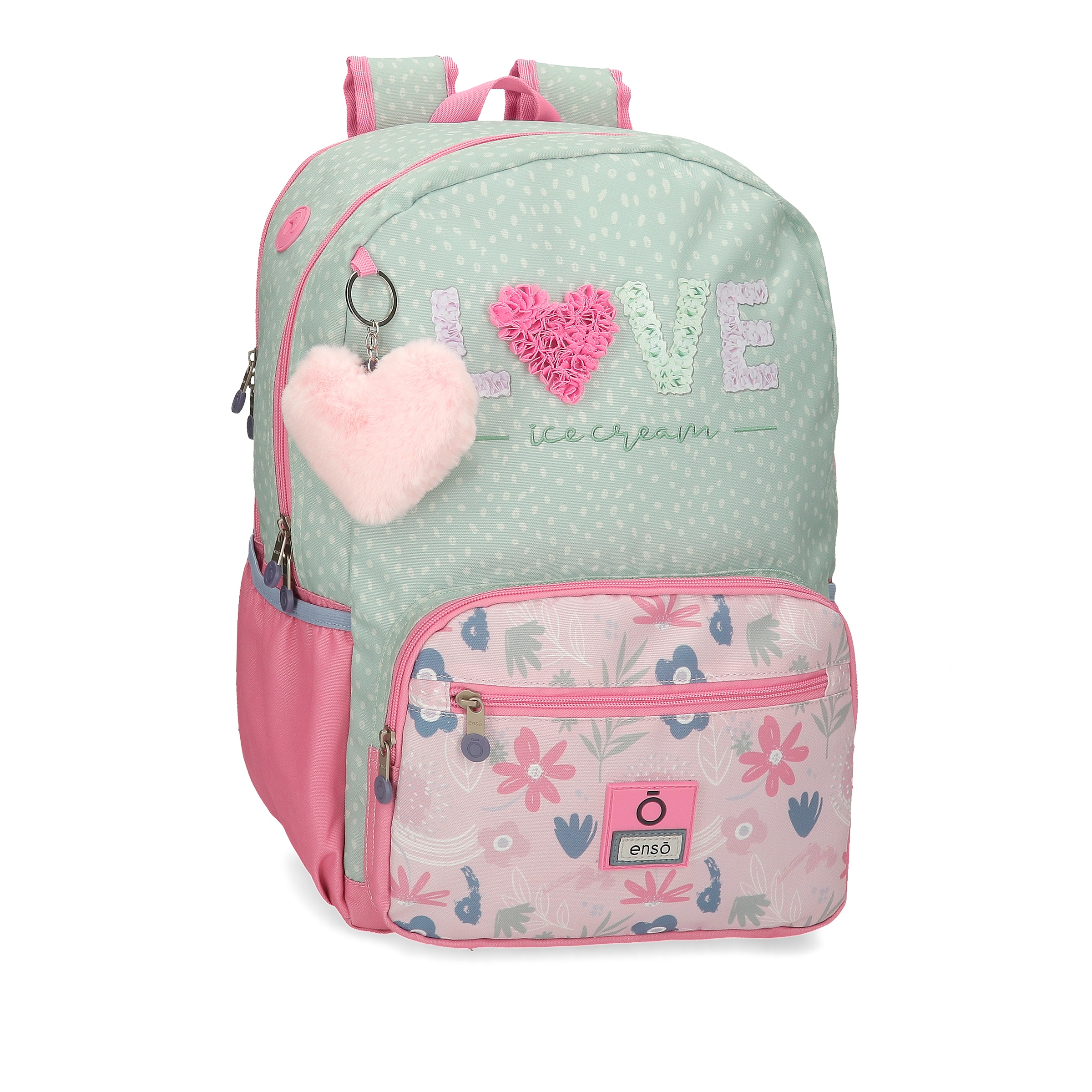 Mochila porta ordenador ENSO Love ice cream dos compartimentos