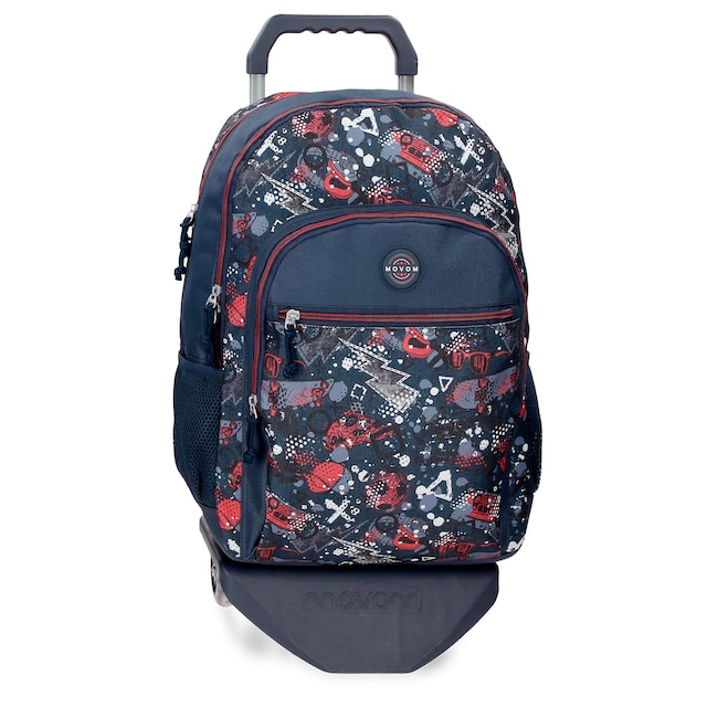 Imagen 0 de Mochila escolar Movom Free time de niño dos compartimento con carro 46 cm