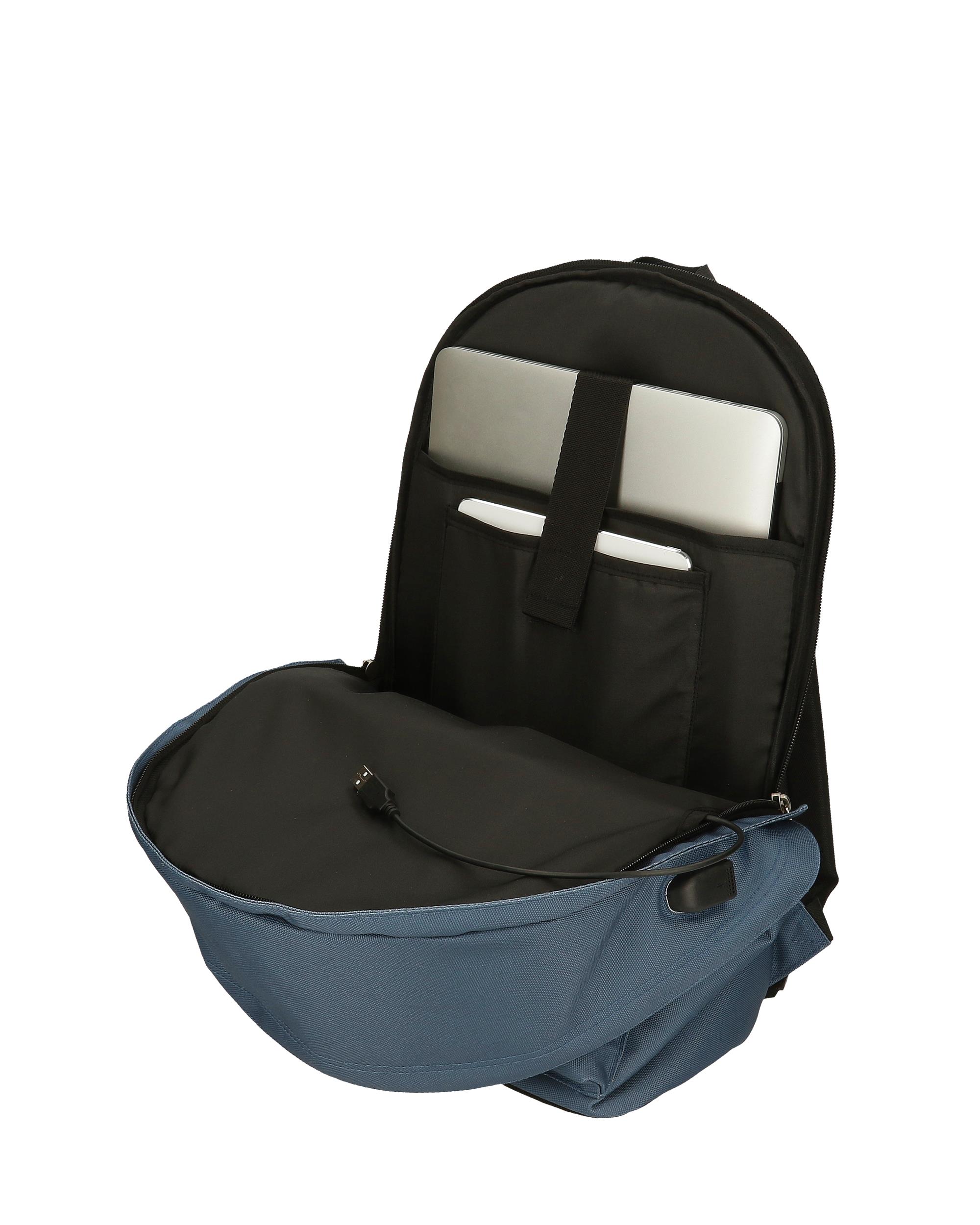 Imagen 6 de Mochila Pepe Jeans Aris Colorful portaordenador dos compartimentos azul denim Azul